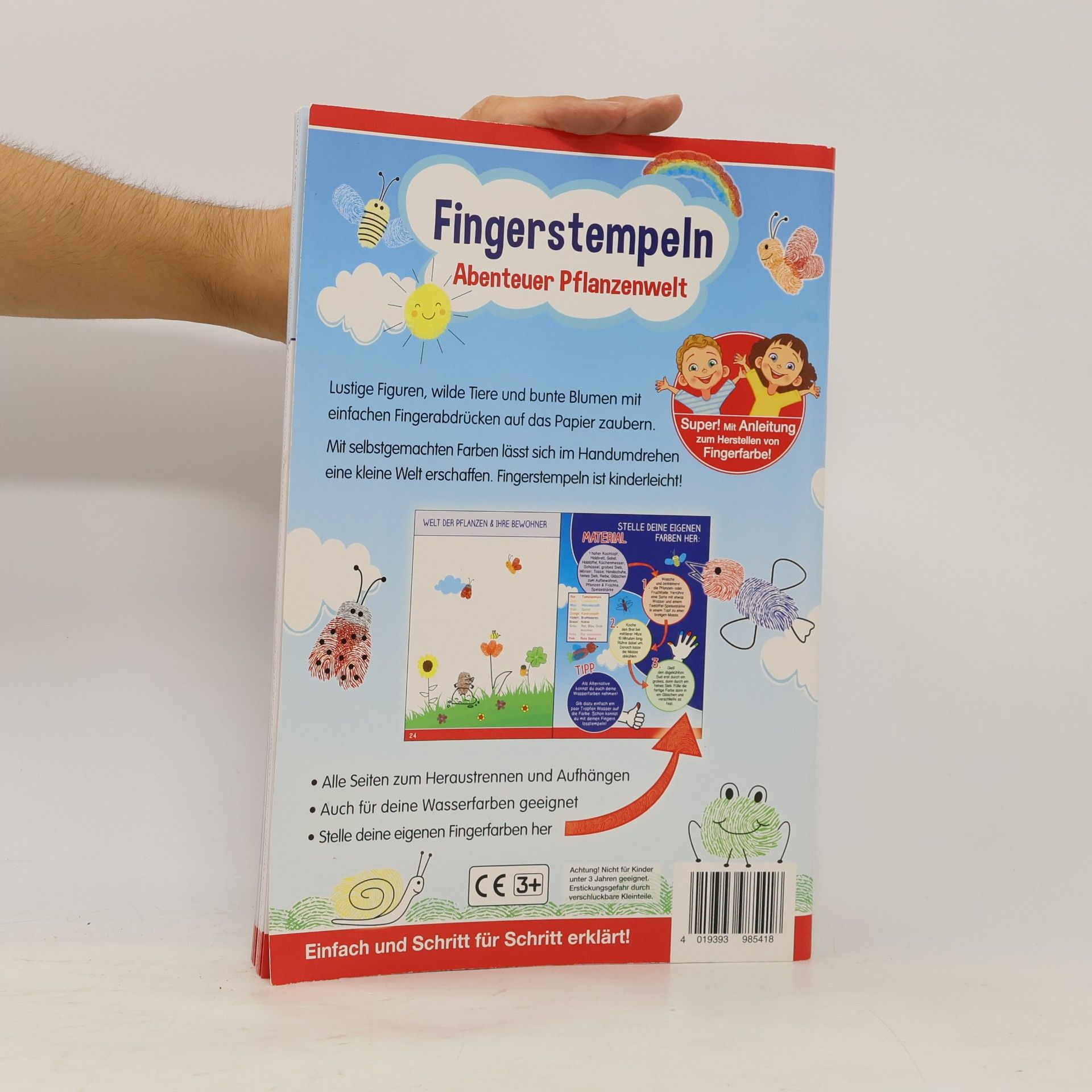 kolektiv Fingerstempeln. Abenteuer Pflanzenwelt