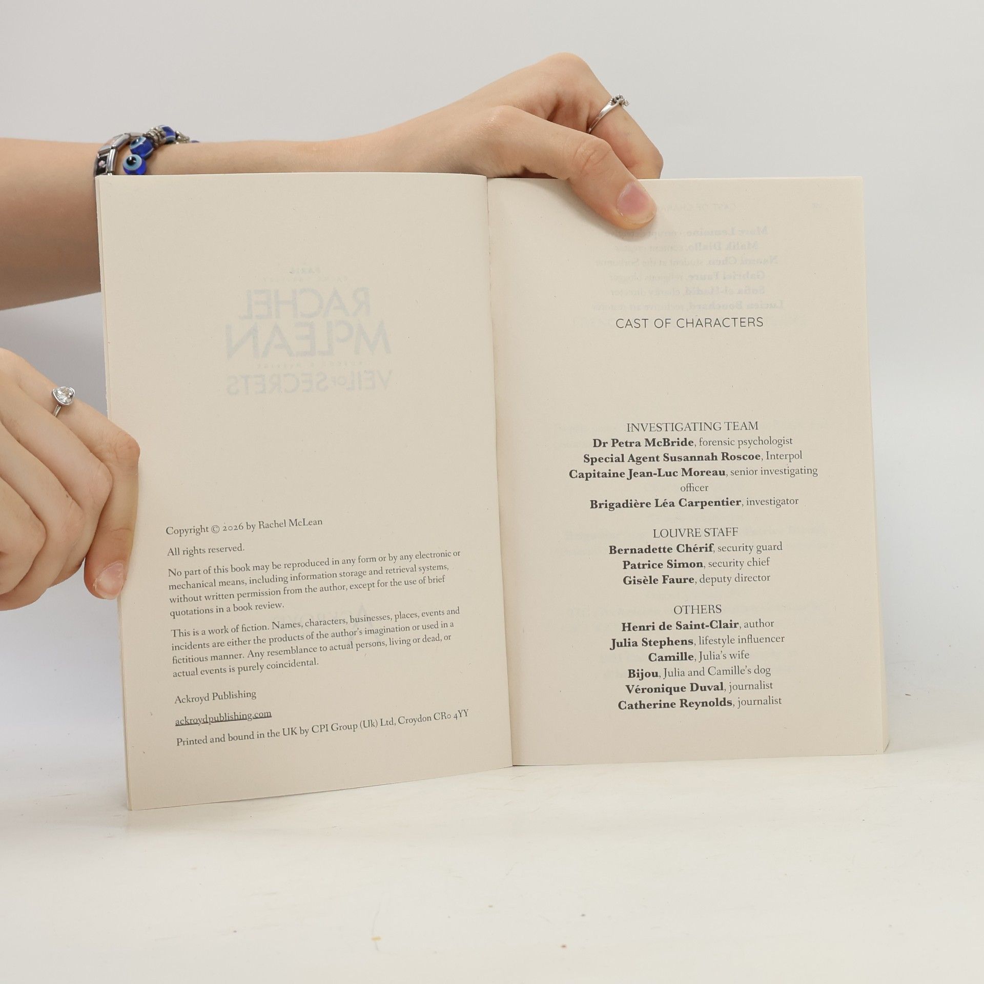 Rachel McLean McBride & Roscoe: Veil of Secrets