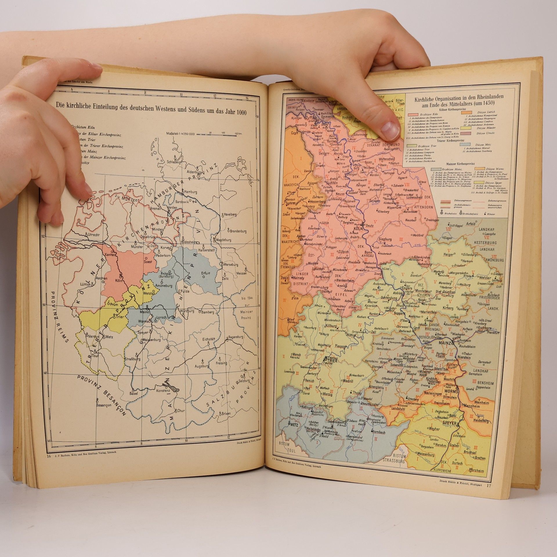 Various authors Geschichtlicher Handatlas der deutschen Länder am Rhein