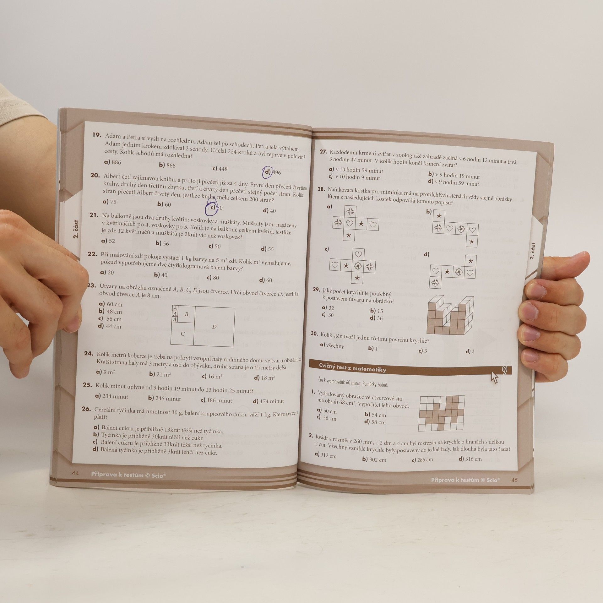 Hana Cacková Testy z víceletých gymnázií 2009 : matematika