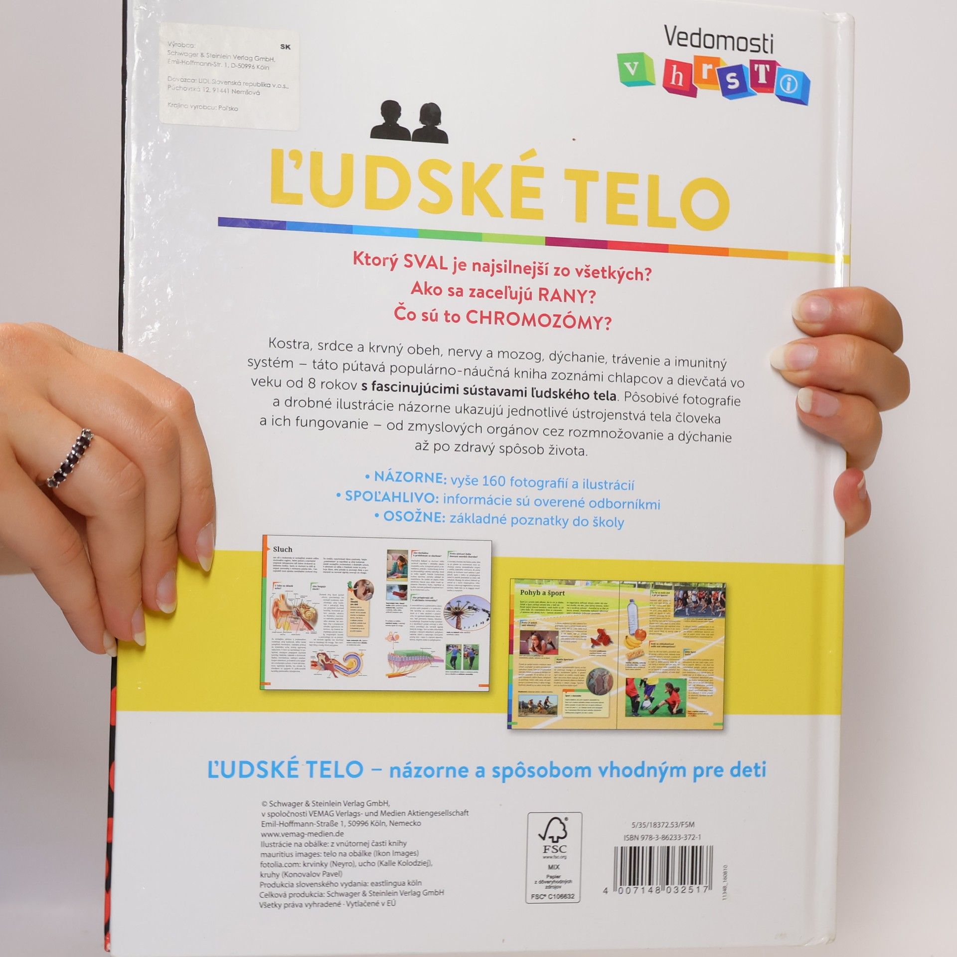 Various authors Ľudské telo. Vedomosti v hrsti