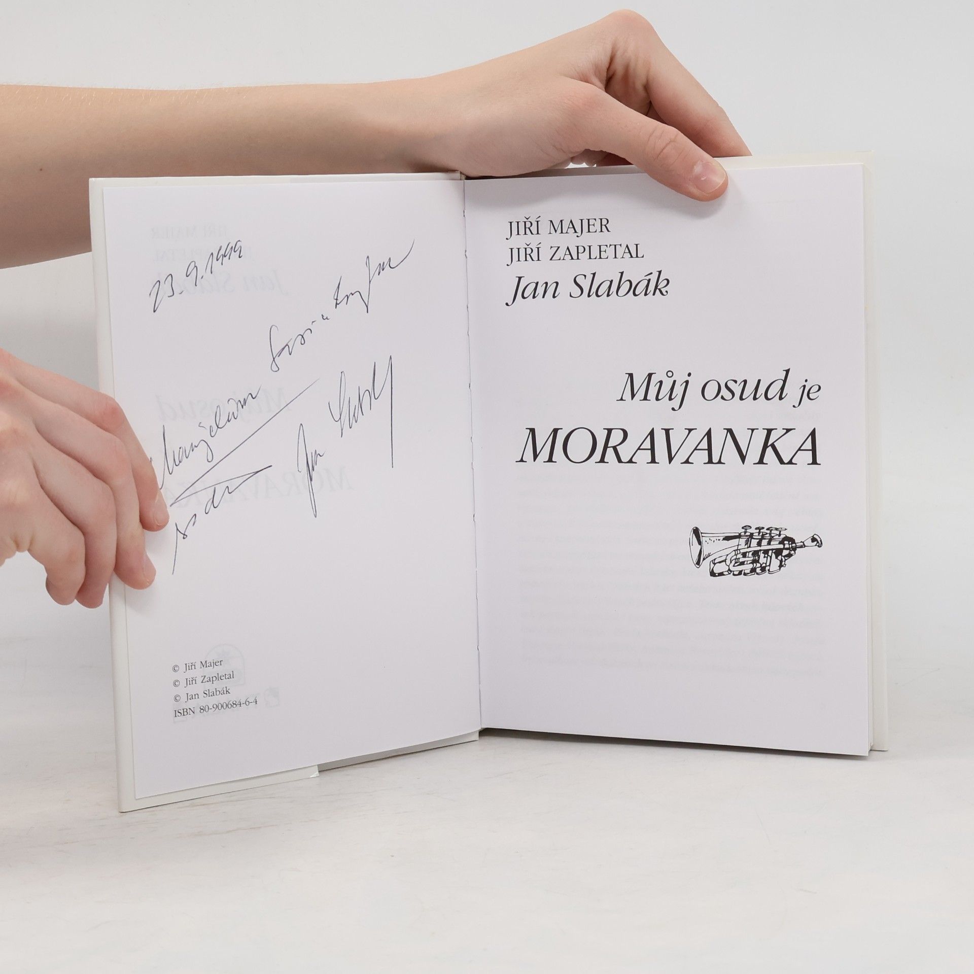 Jan Slabák Můj osud je Moravanka