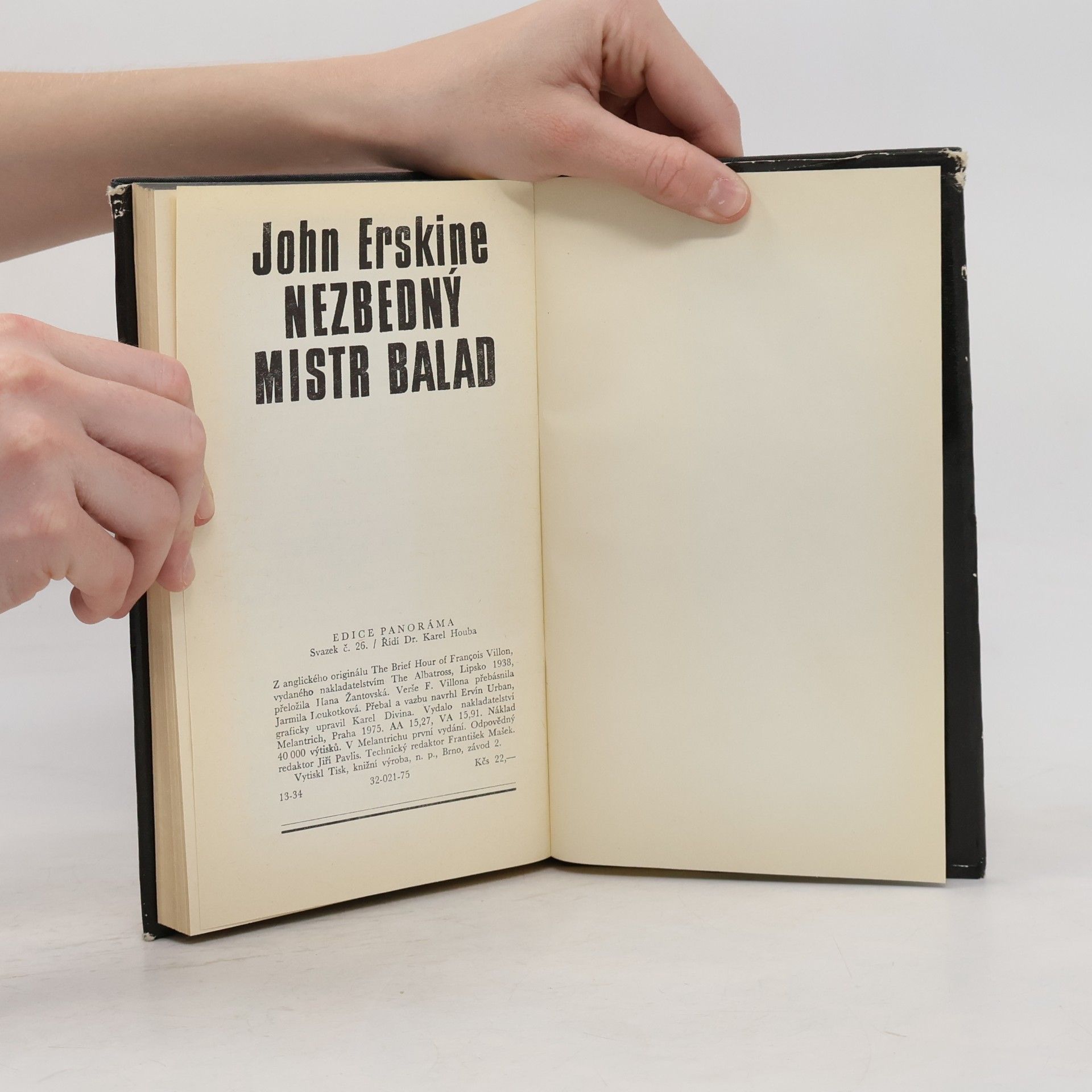 John Erskine Nezbedný mistr balad
