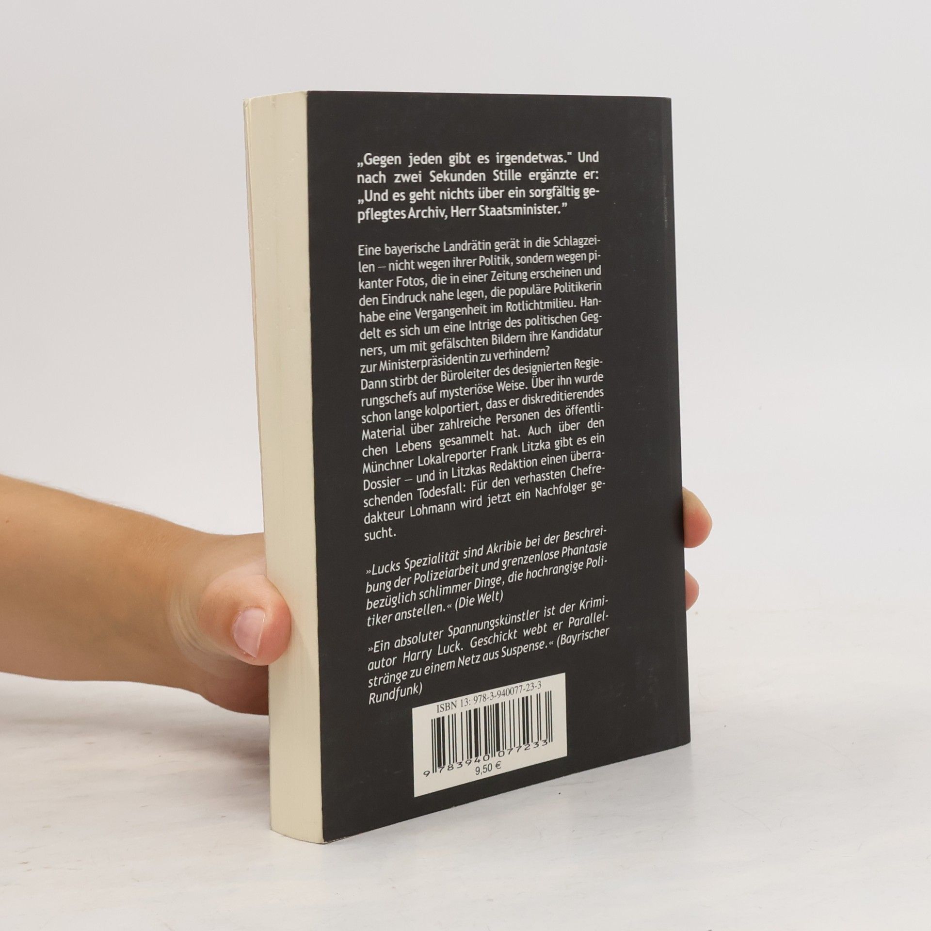 Harry Luck Das Lächeln der Landrätin: Originalausgabe