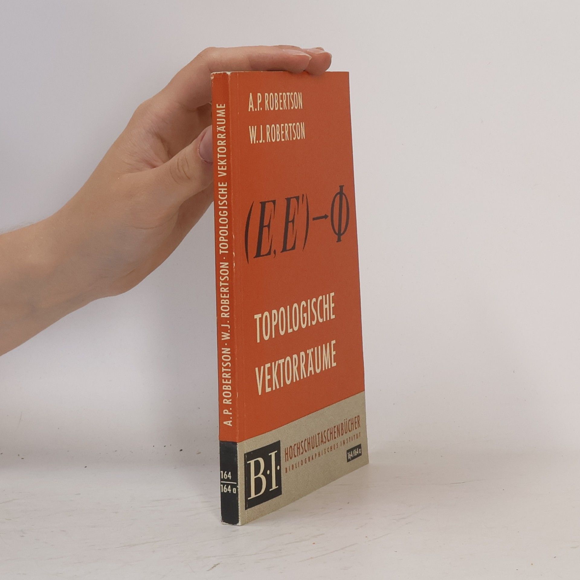 A. P. Robertson Topologische Vektorräume