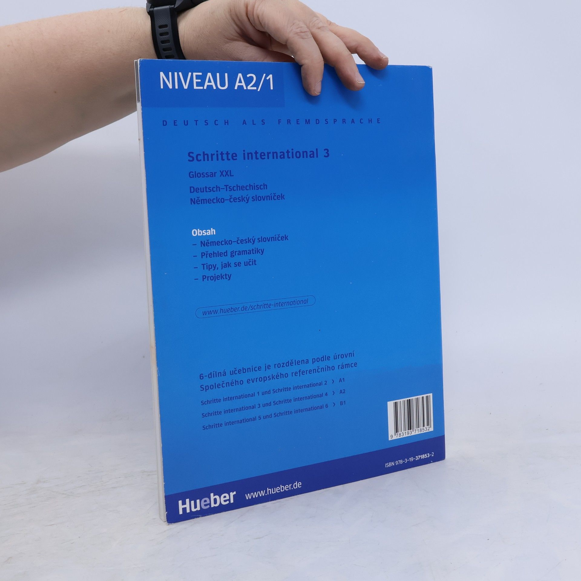 Autorenkollektiv Schritte international 3 : Glossar XXL : Deutsch-Tschechisch, Německo-český slovníček : Niveau A2