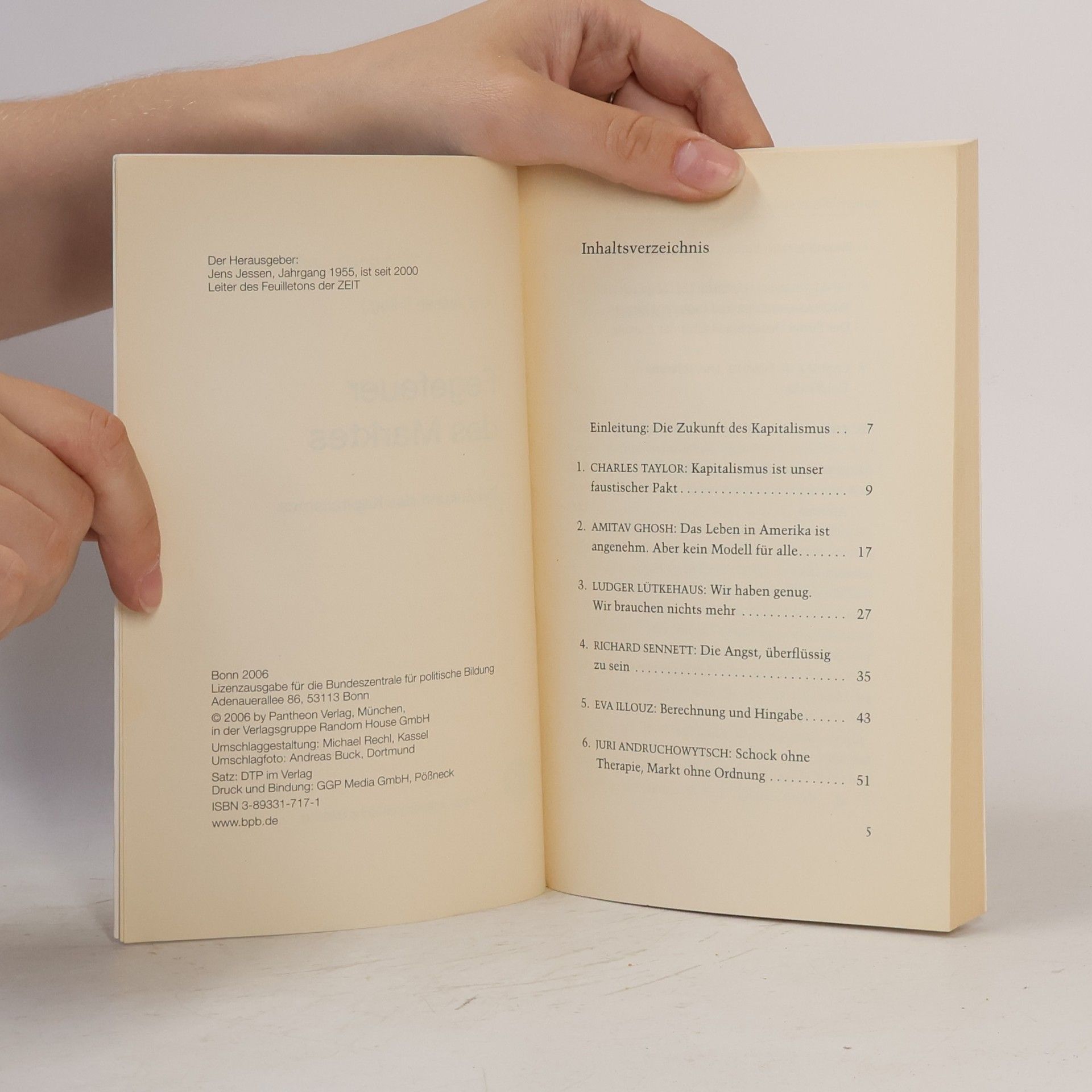 Jens Jessen Fegefeuer des Marktes