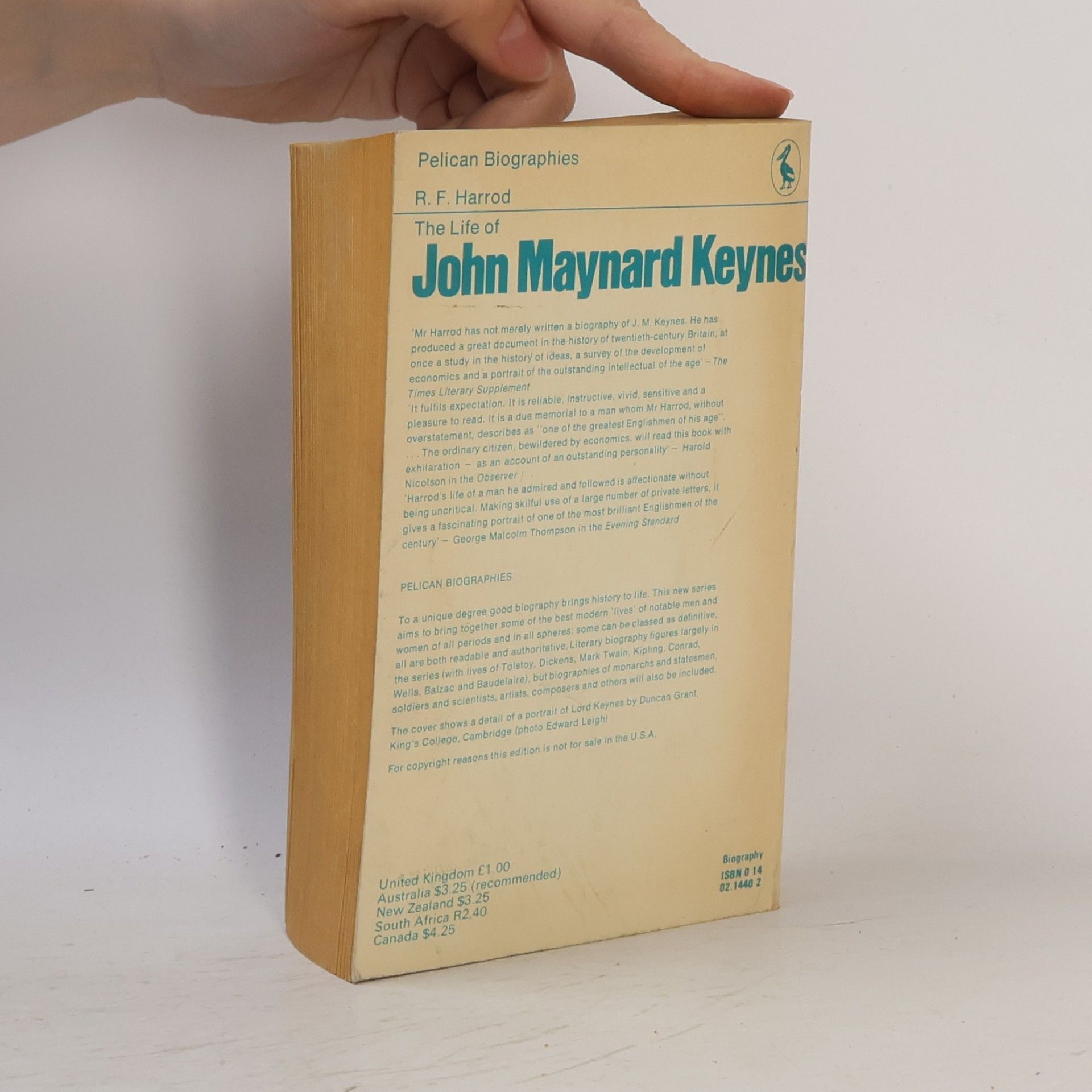 Roy Forbes Harrod The Life of John Maynard Keynes