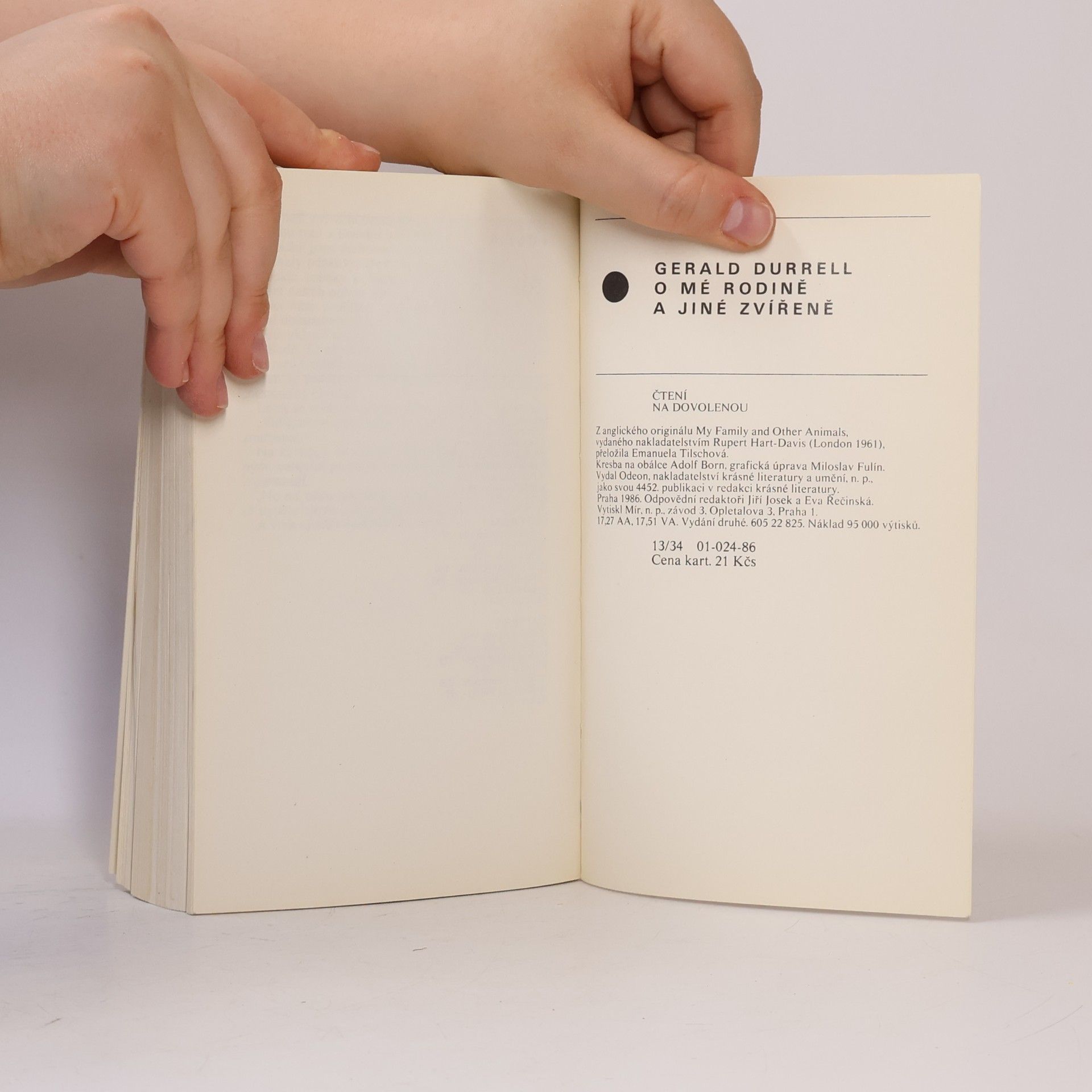 Gerald Durrell O mé rodině a jiné zvířeně