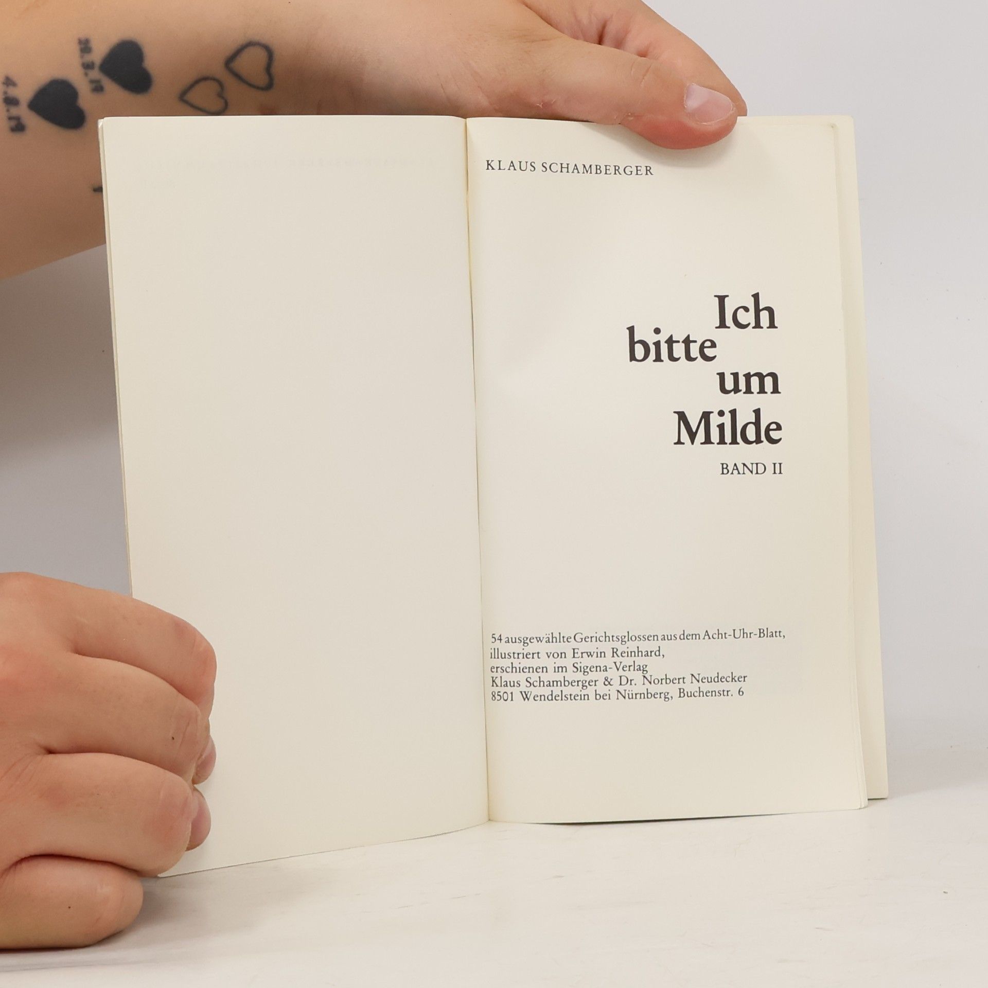 Klaus Schamberger Ich bitte um Milde II.