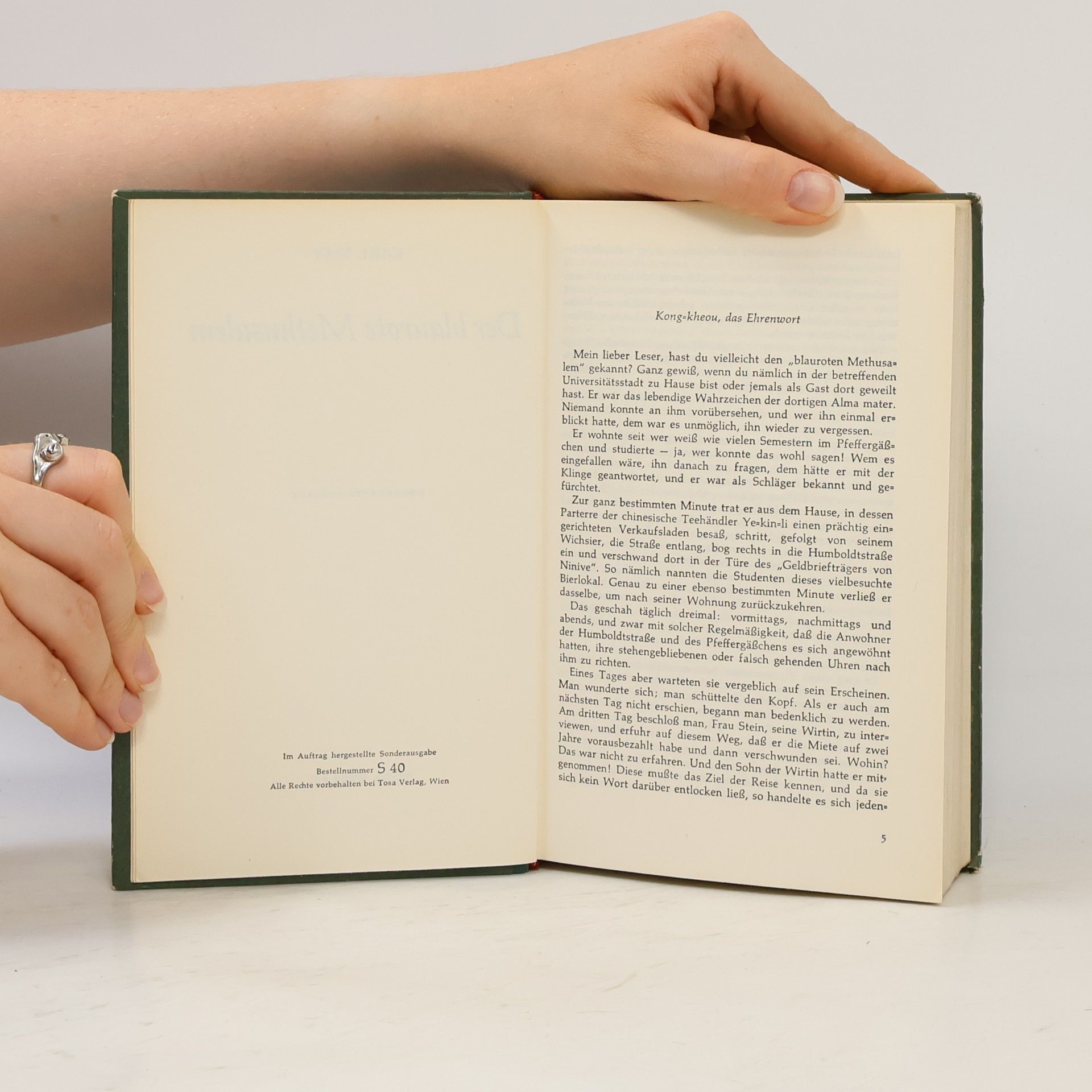 Karl May Der blaurote Methusalem