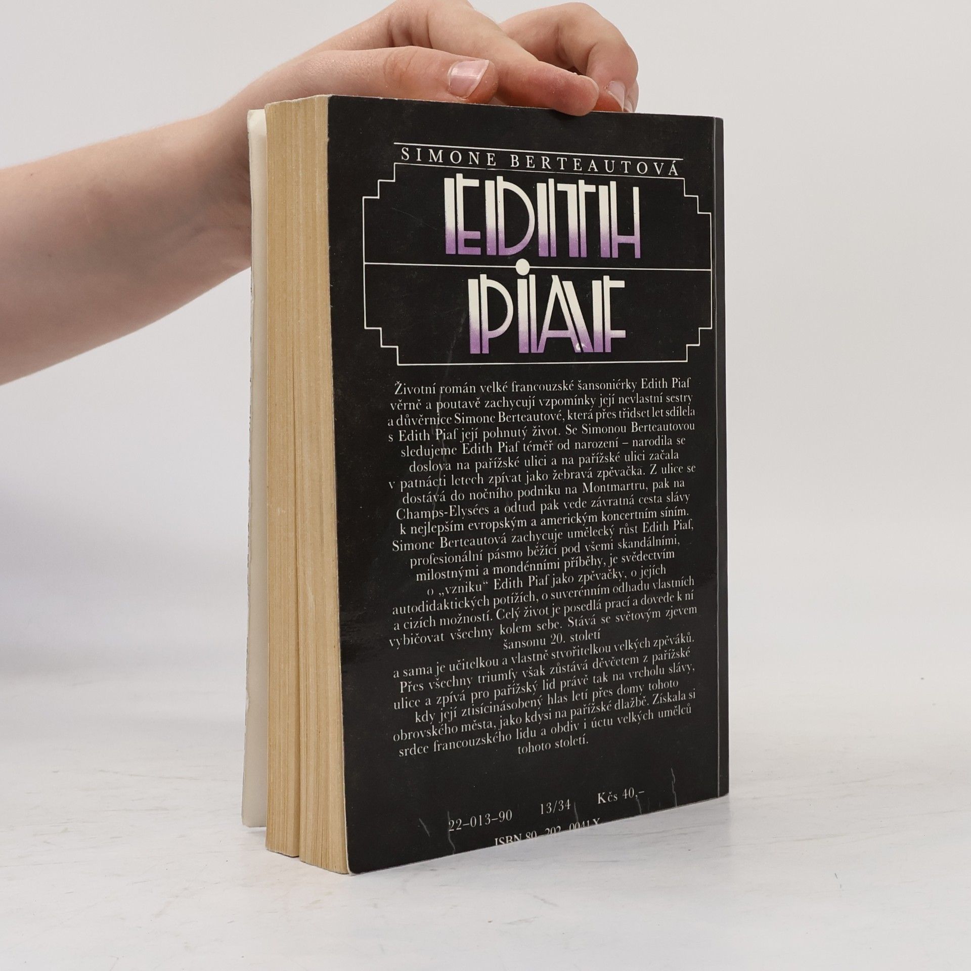 Marie Janů Edith Piaf