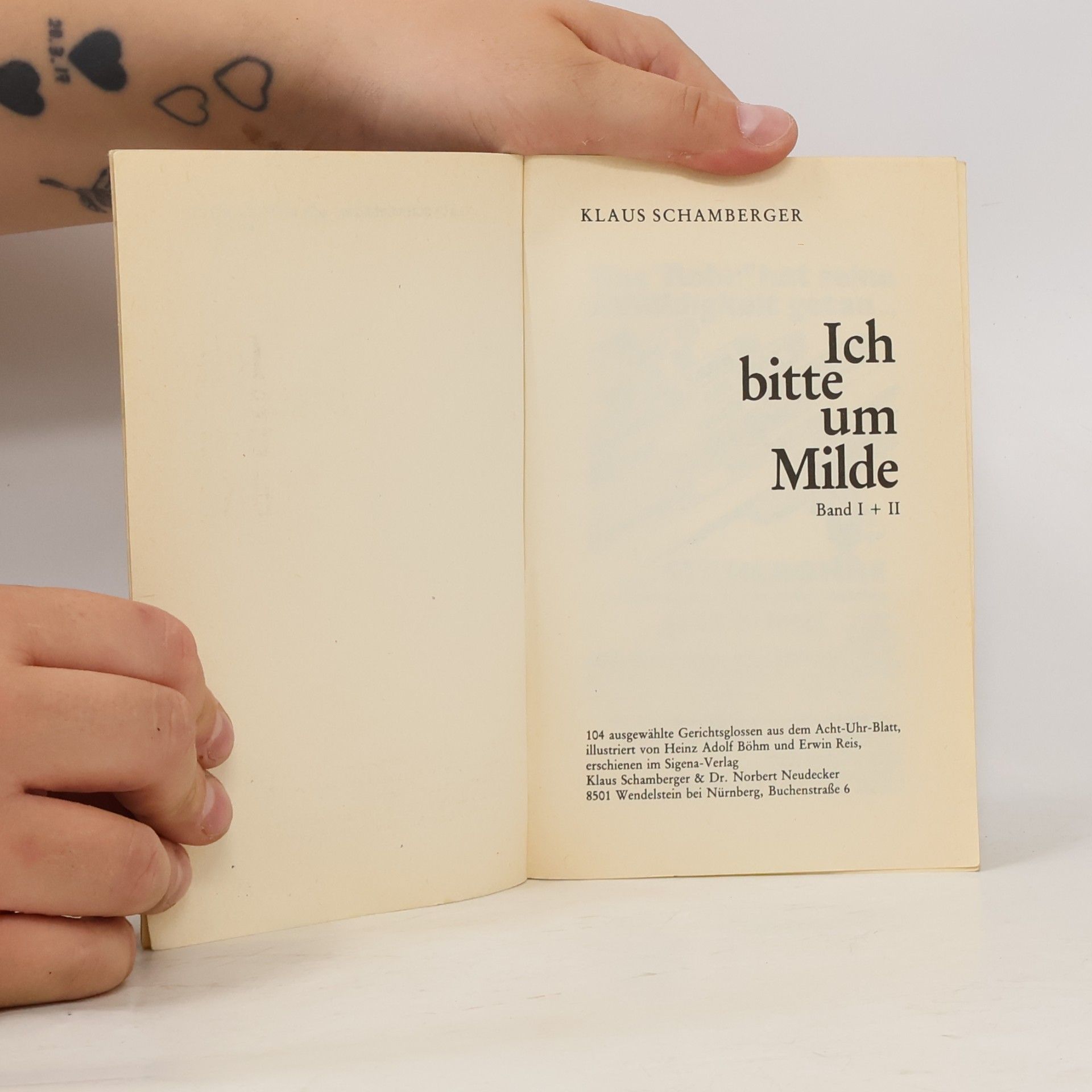 Klaus Schamberger Ich bitte um Milde I.+ II.