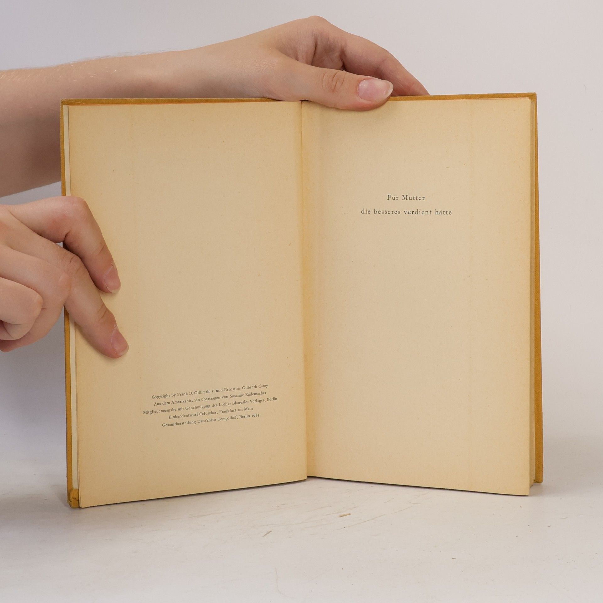 Ernestine Gilbreth Carey Aus Kindern werden Leute
