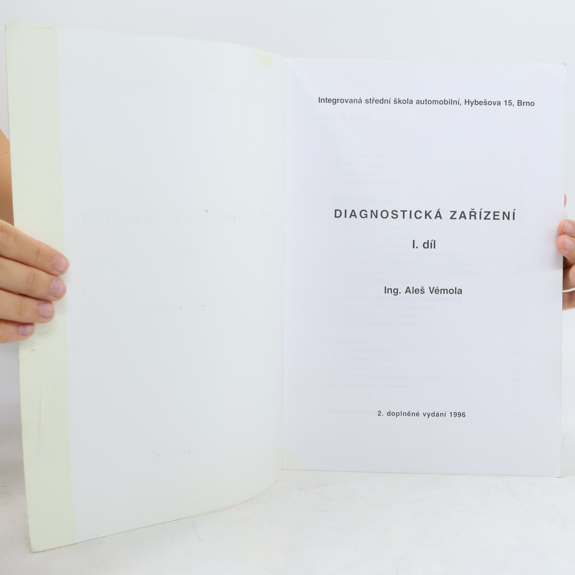 Aleš Vémola Diagnostická zařízení I. díl