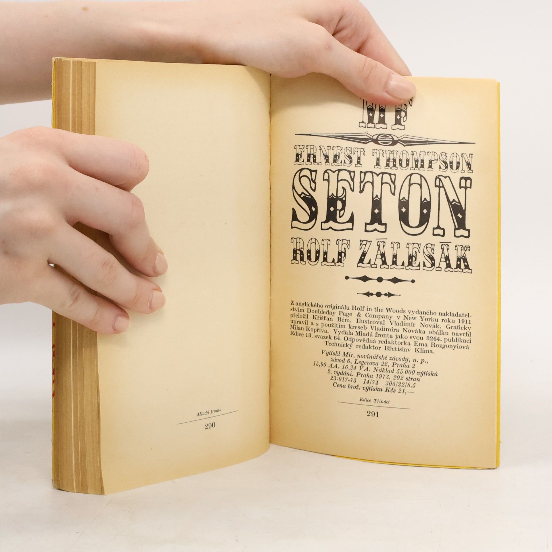 Ernest Thompson Seton Rolf Zálesák