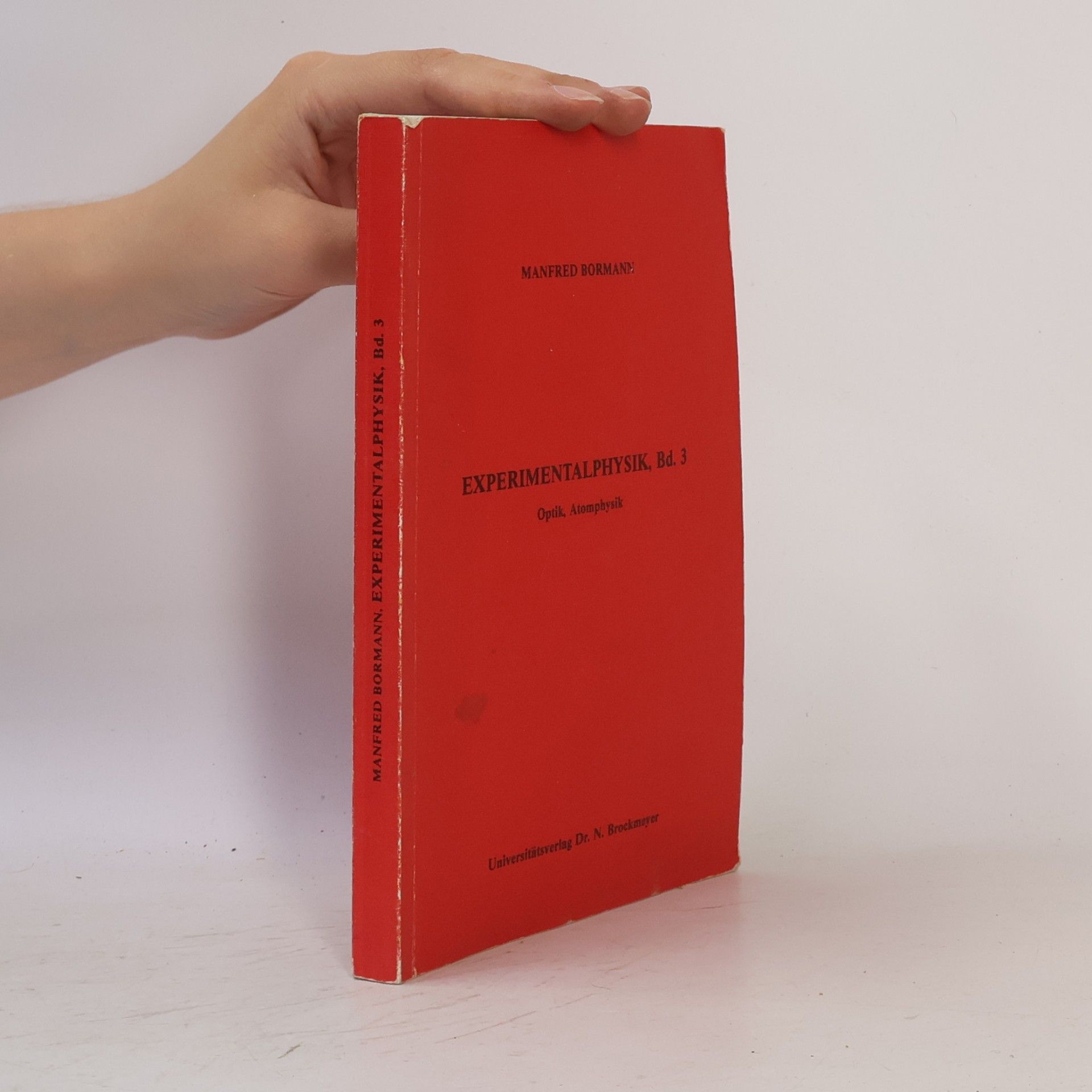 Manfred Bormann Experimentalphysik 3