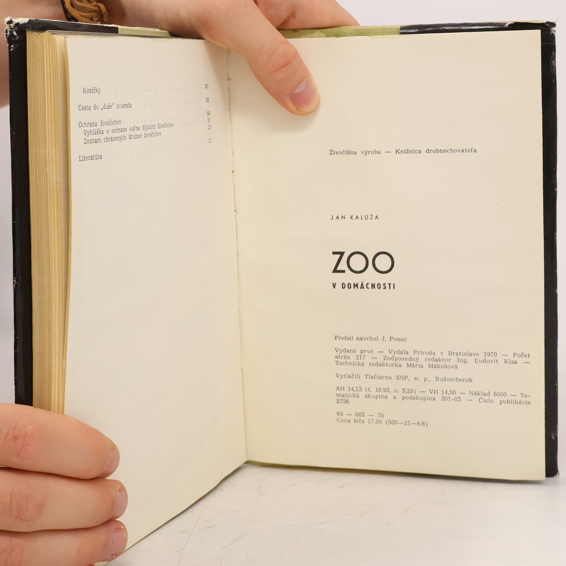 Ján Kaluža Zoo v domácnosti