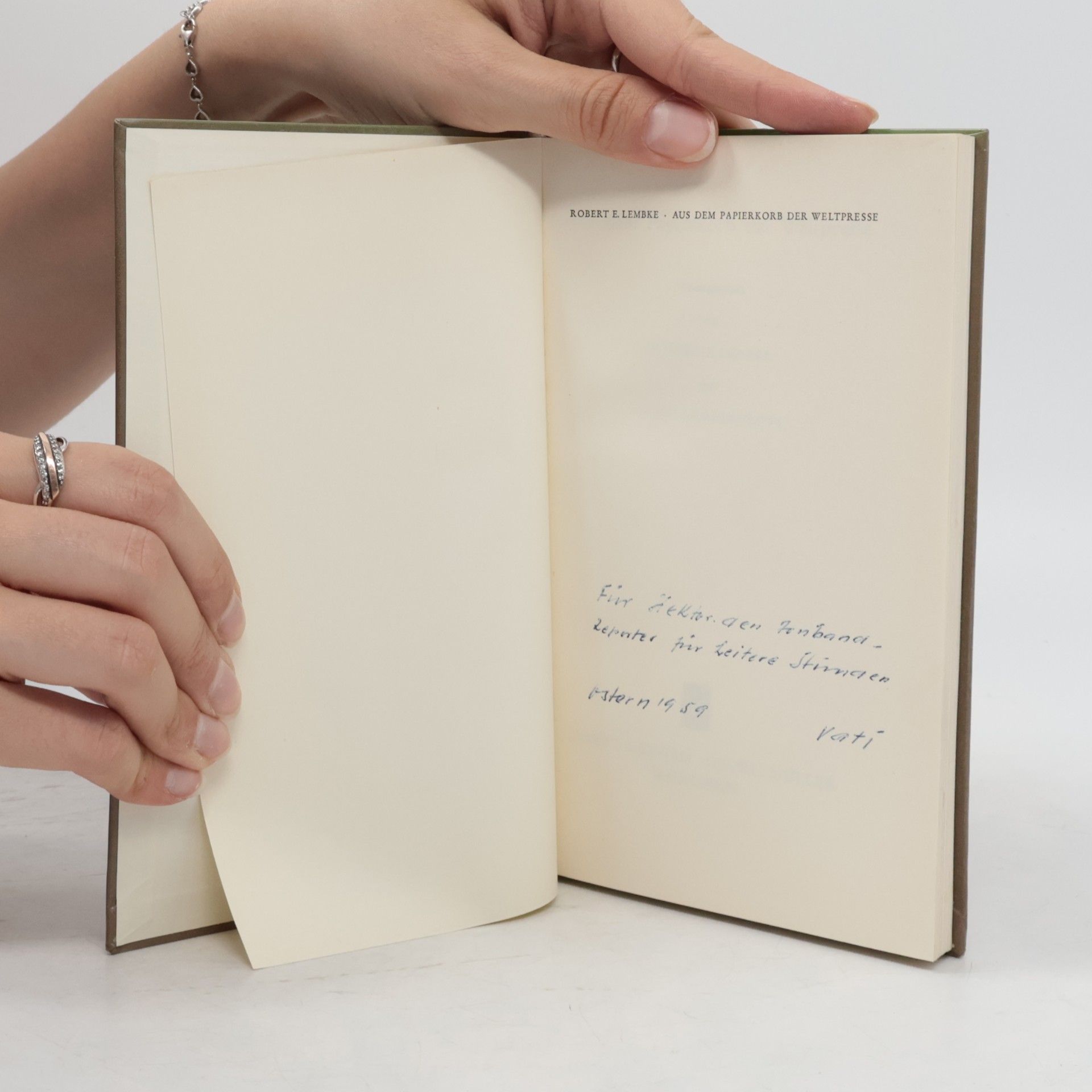 Robert Lembke Aus dem Papierkorb der Weltpresse