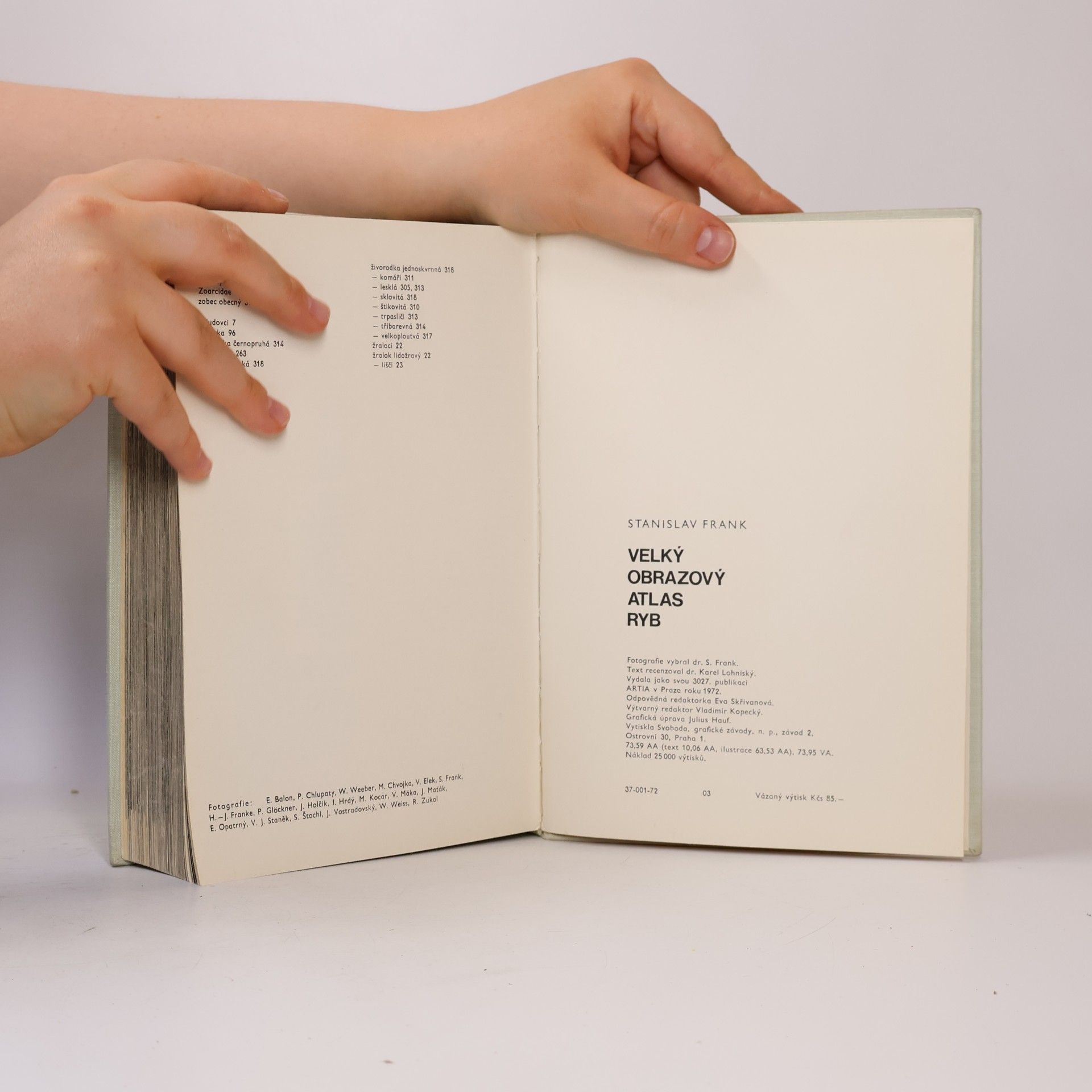 Stanislav Frank Velký obrazový atlas ryb