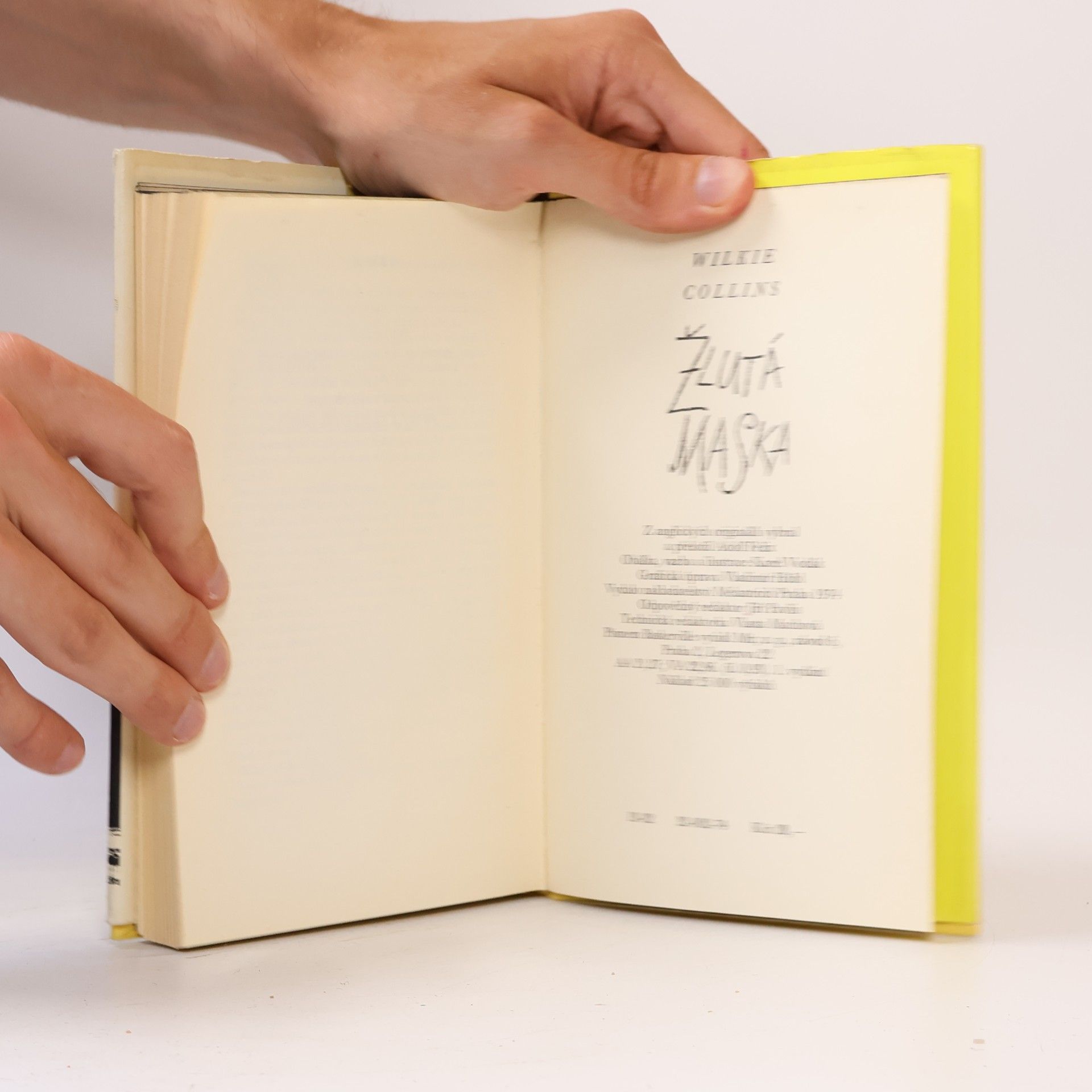 Wilkie Collins Žlutá maska
