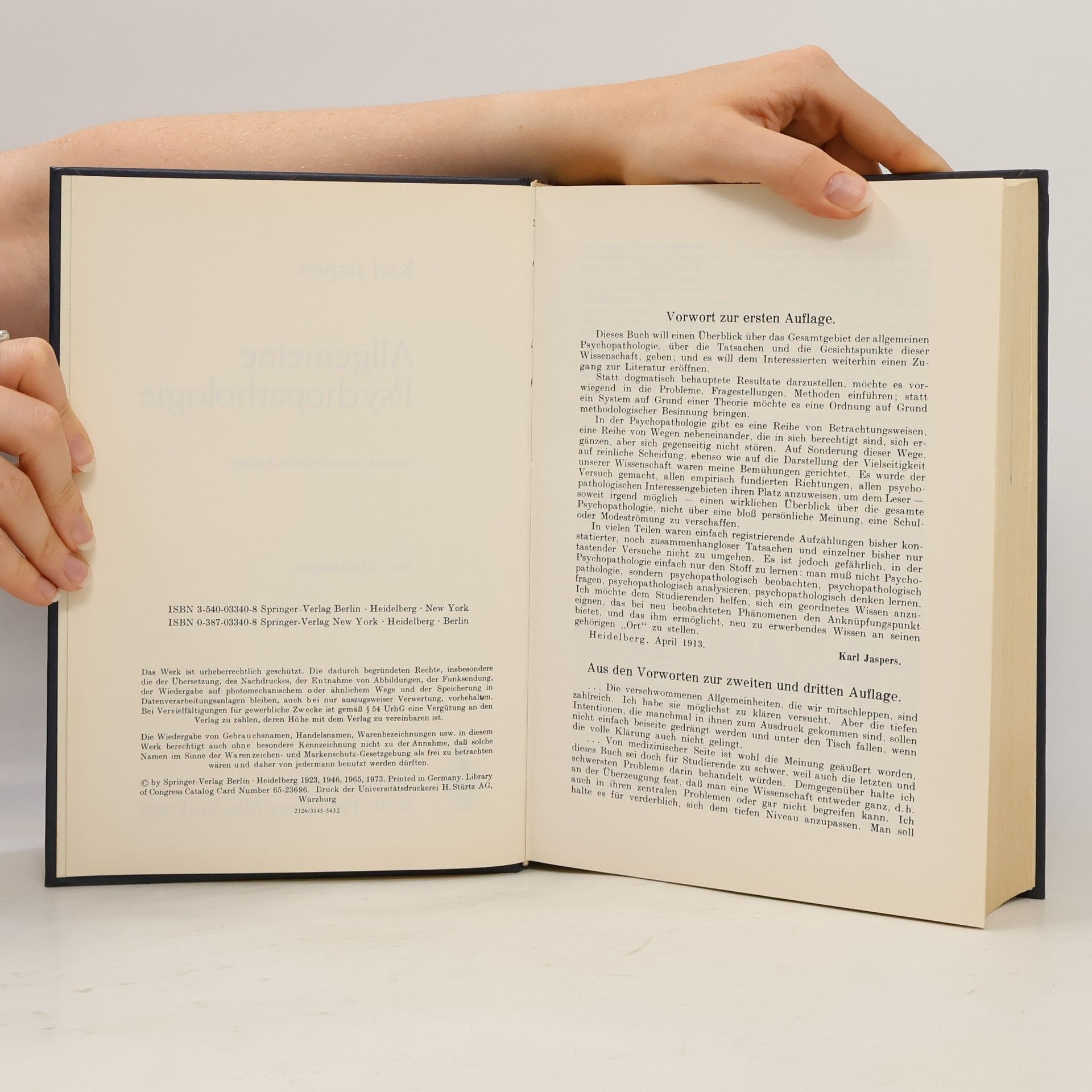 Karl Jaspers Allgemeine Psychopathologie