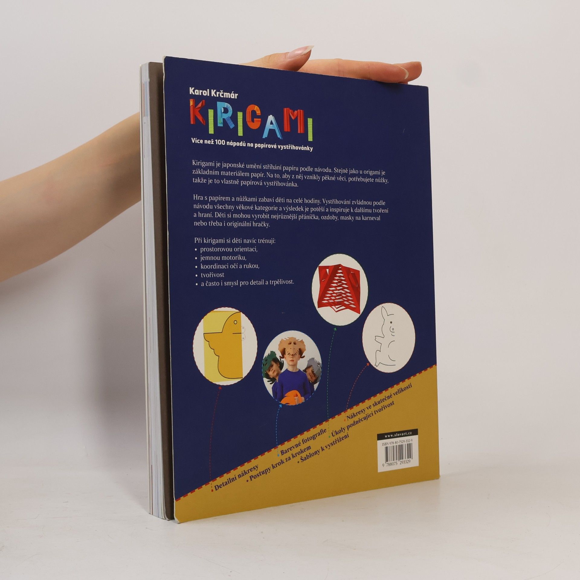 Karol Krčmár Kirigami - Více než 100 nápadů na papírové vystřihovánky