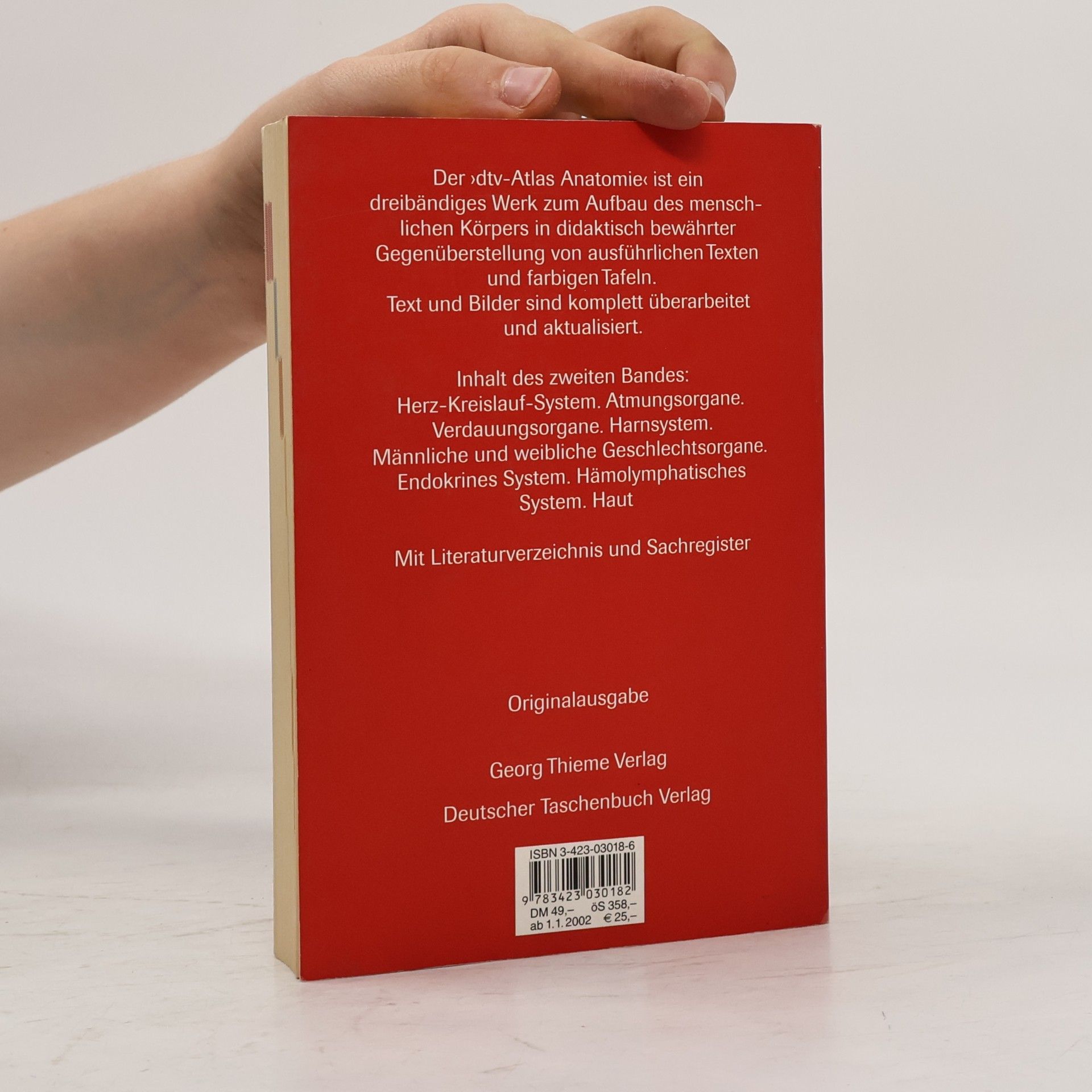 Autorenkollektiv dtv-Atlas Anatomie Band 2