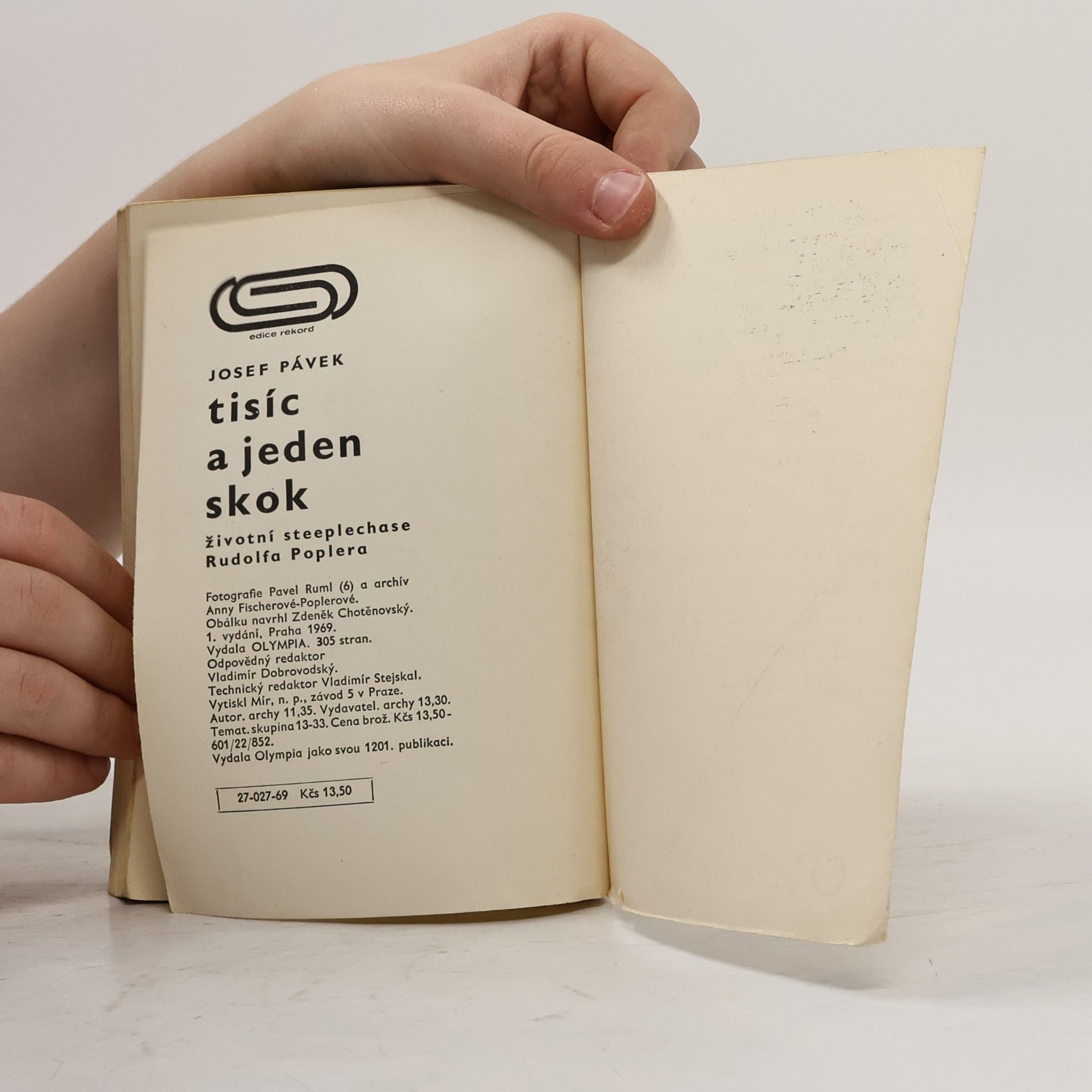 Josef Pávek Tisíc a jeden skok