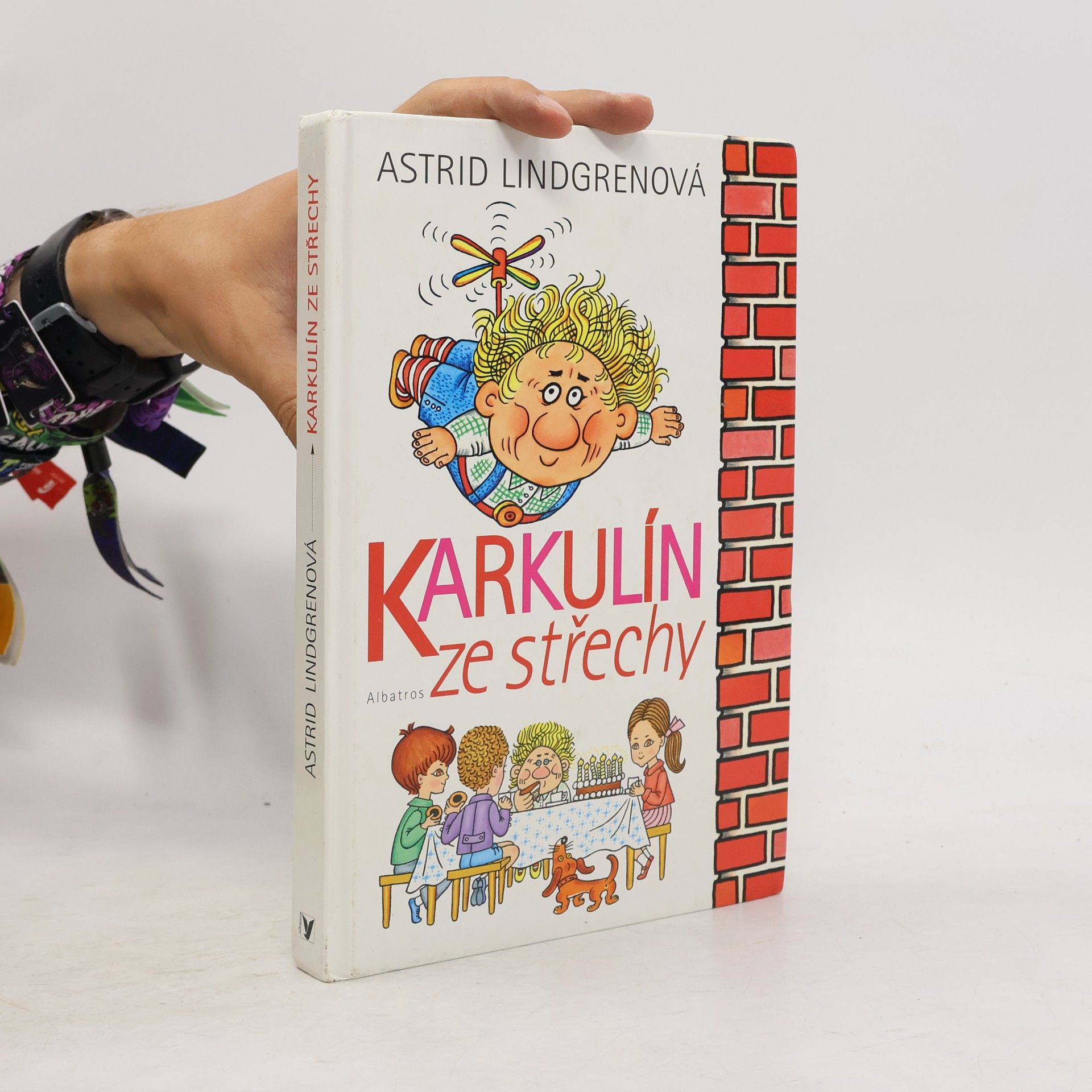 Astrid Lindgren Karkulín ze střechy