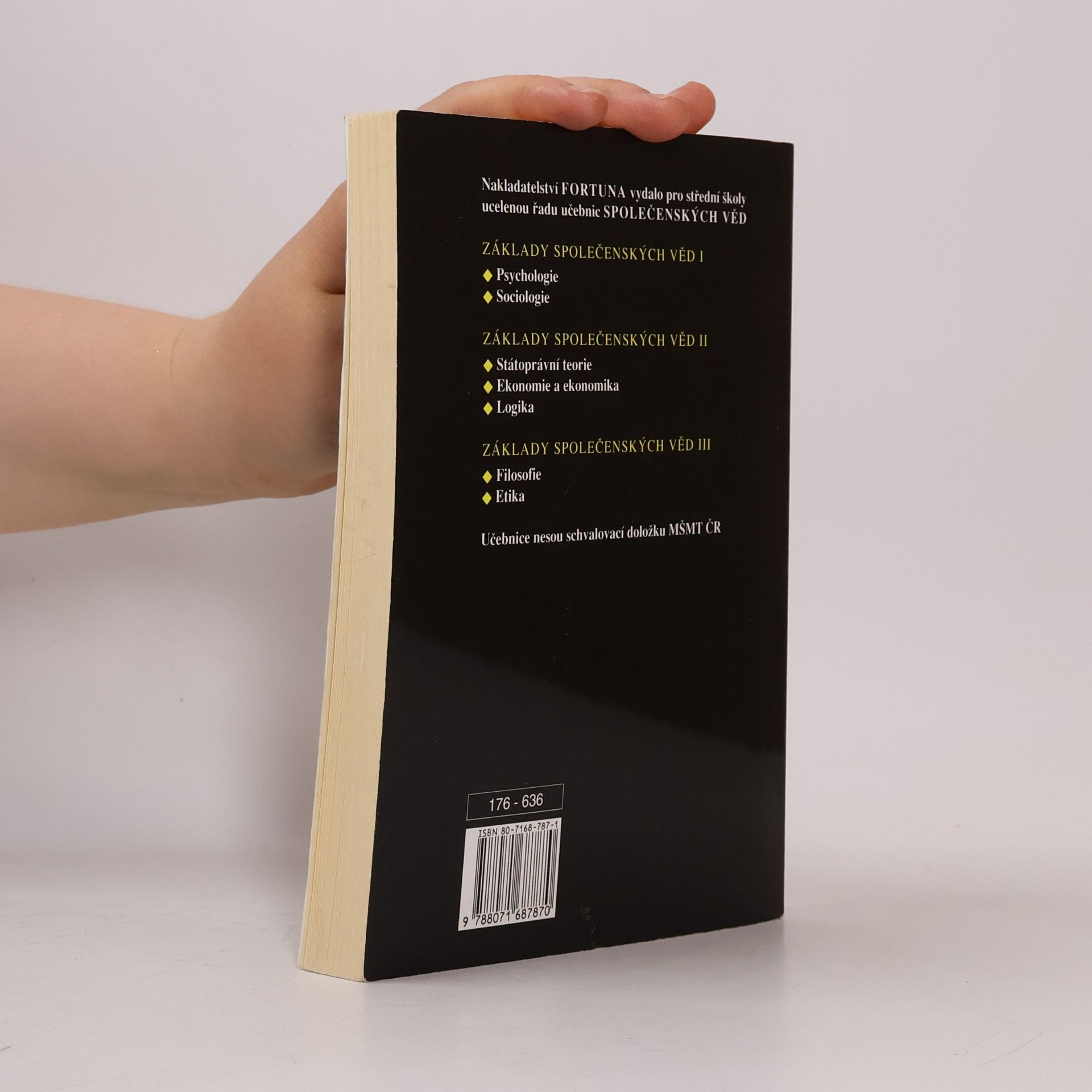 Autorenkollektiv Základy státoprávní teorie, ekonomie a ekonomiky, neformální logiky pro střední školy