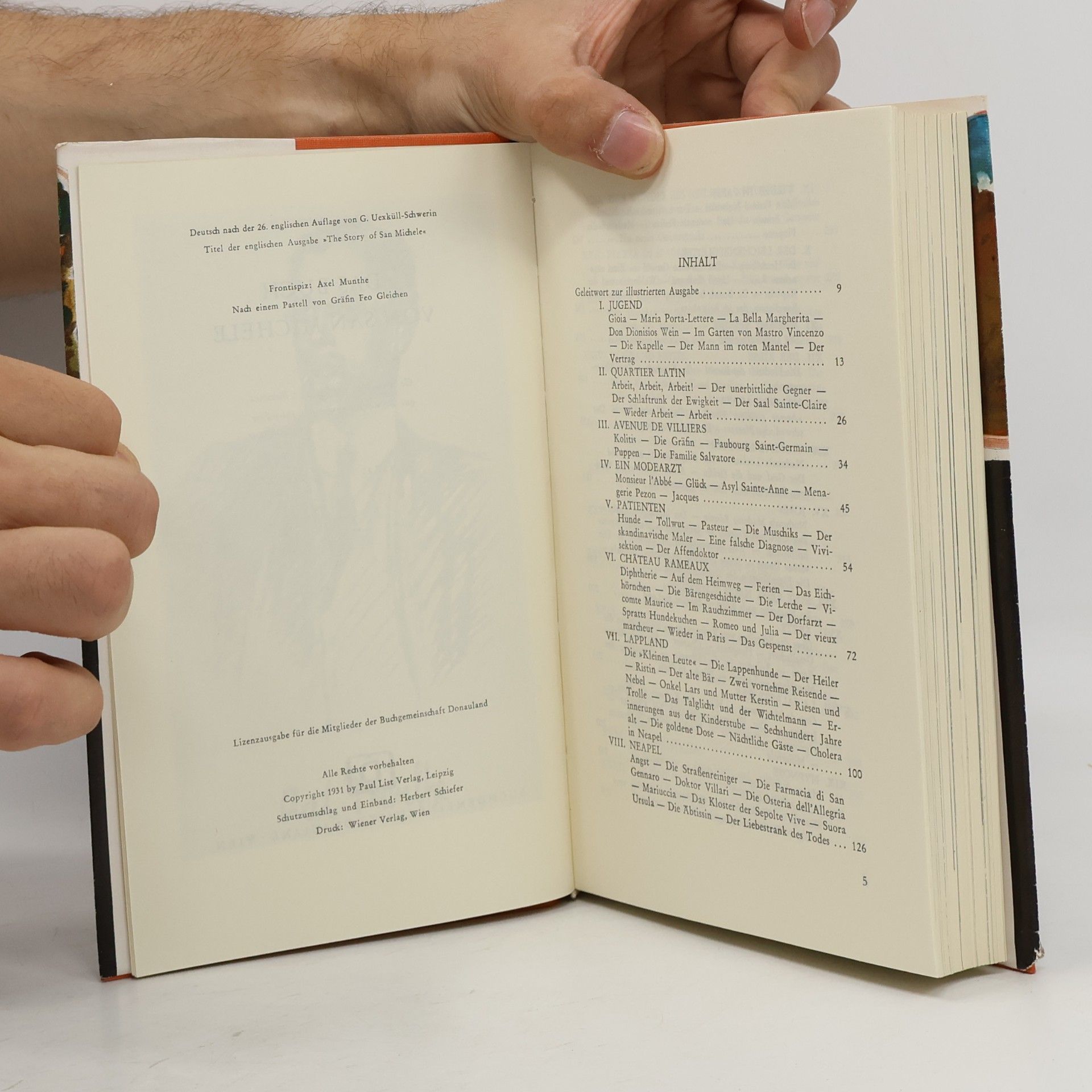 Axel Munthe Das buch von San Michele