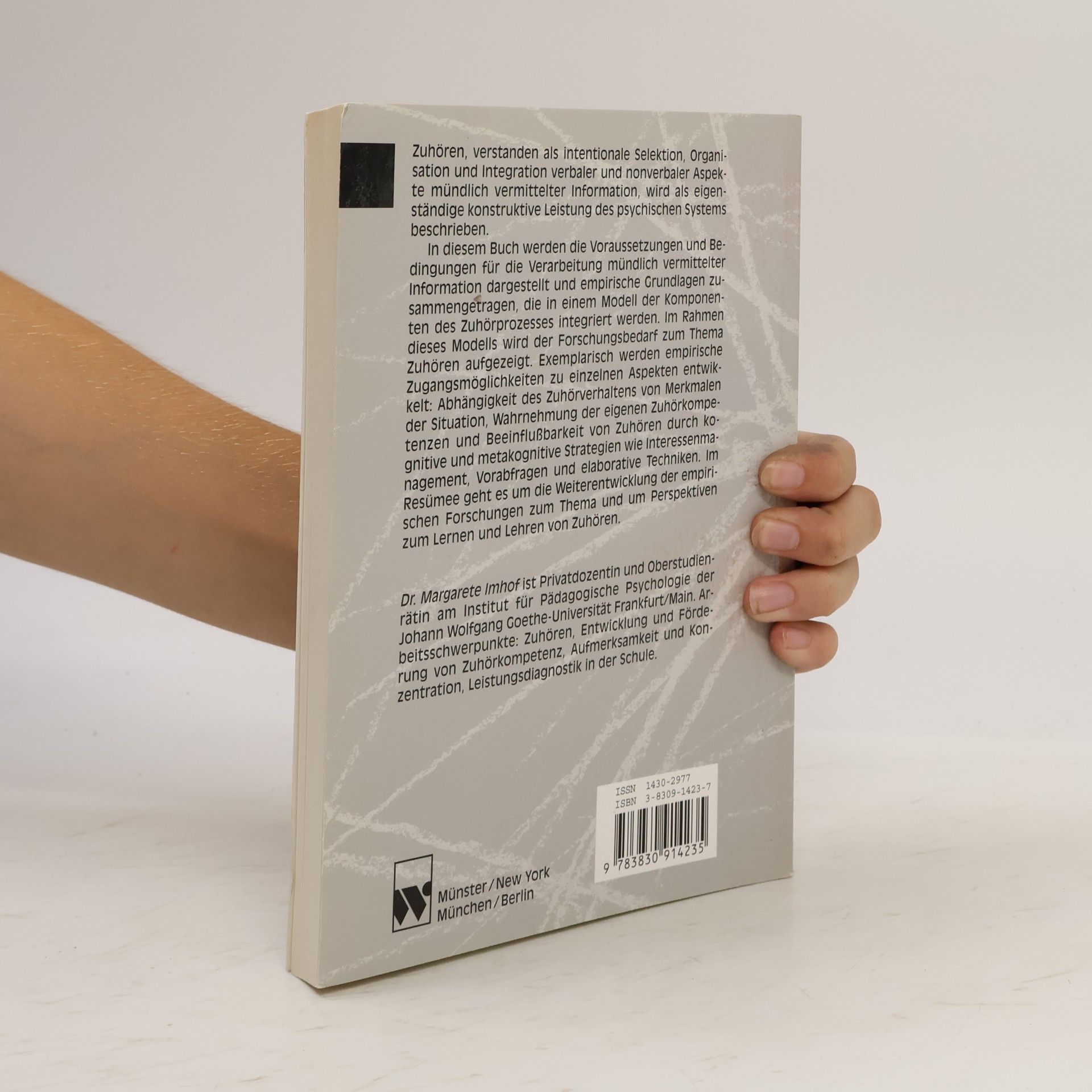 Margarete Imhof Zuhören und Instruktion