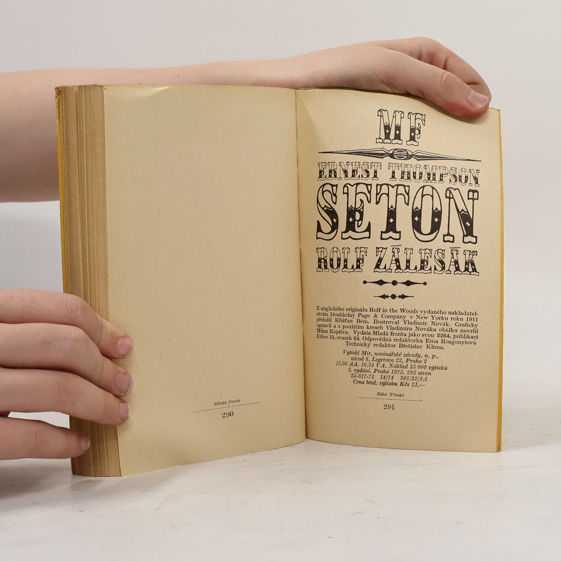 Ernest Thompson Seton Rolf Zálesák