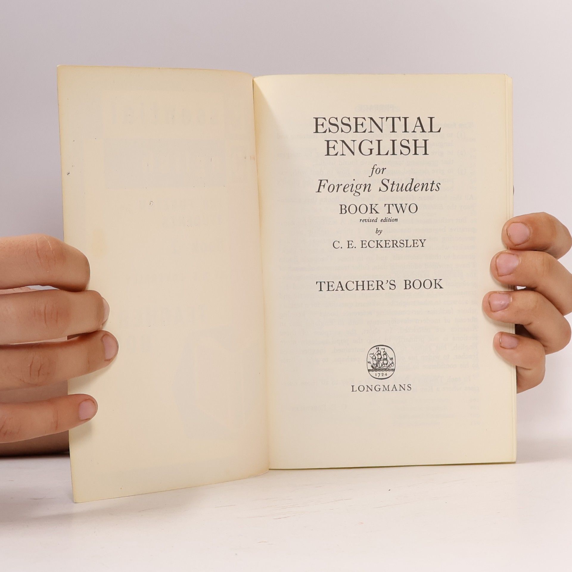 C. E. Eckersley Essential English for Foreign Students 2