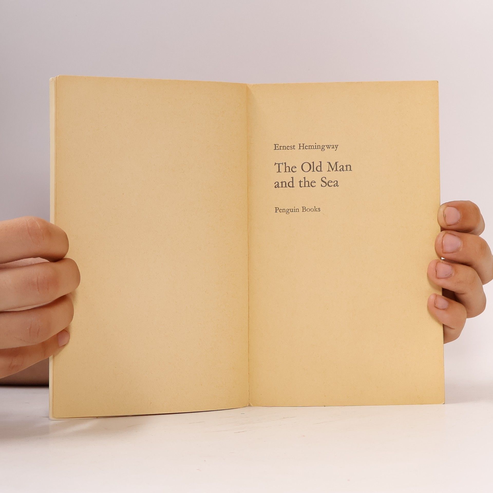 Ernest Hemingway The Old Man and the Sea