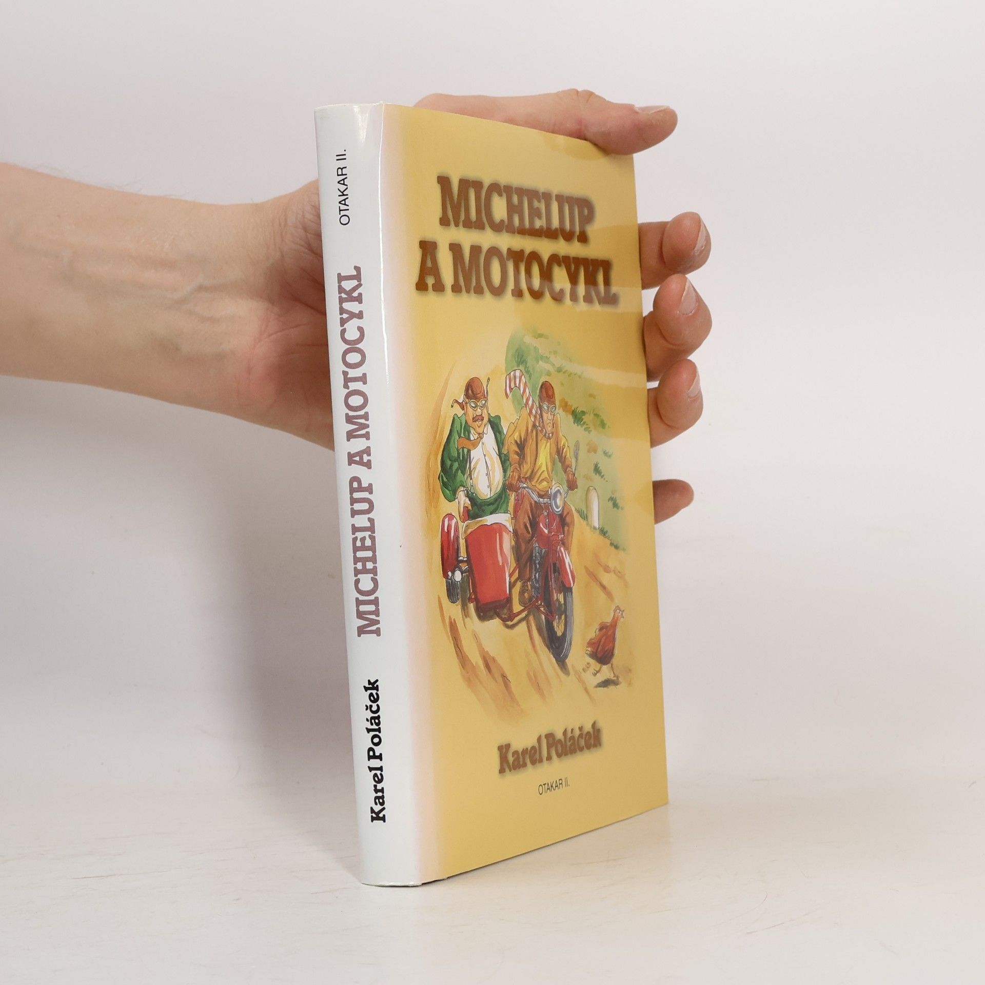 Karel Poláček Michelup a motocykl