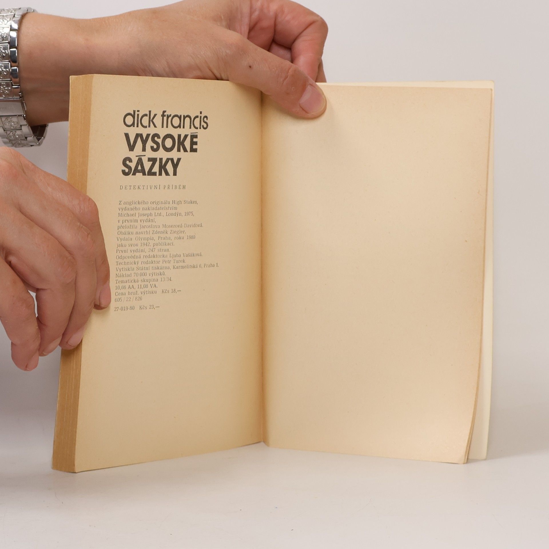 Dick Francis Vysoké sázky