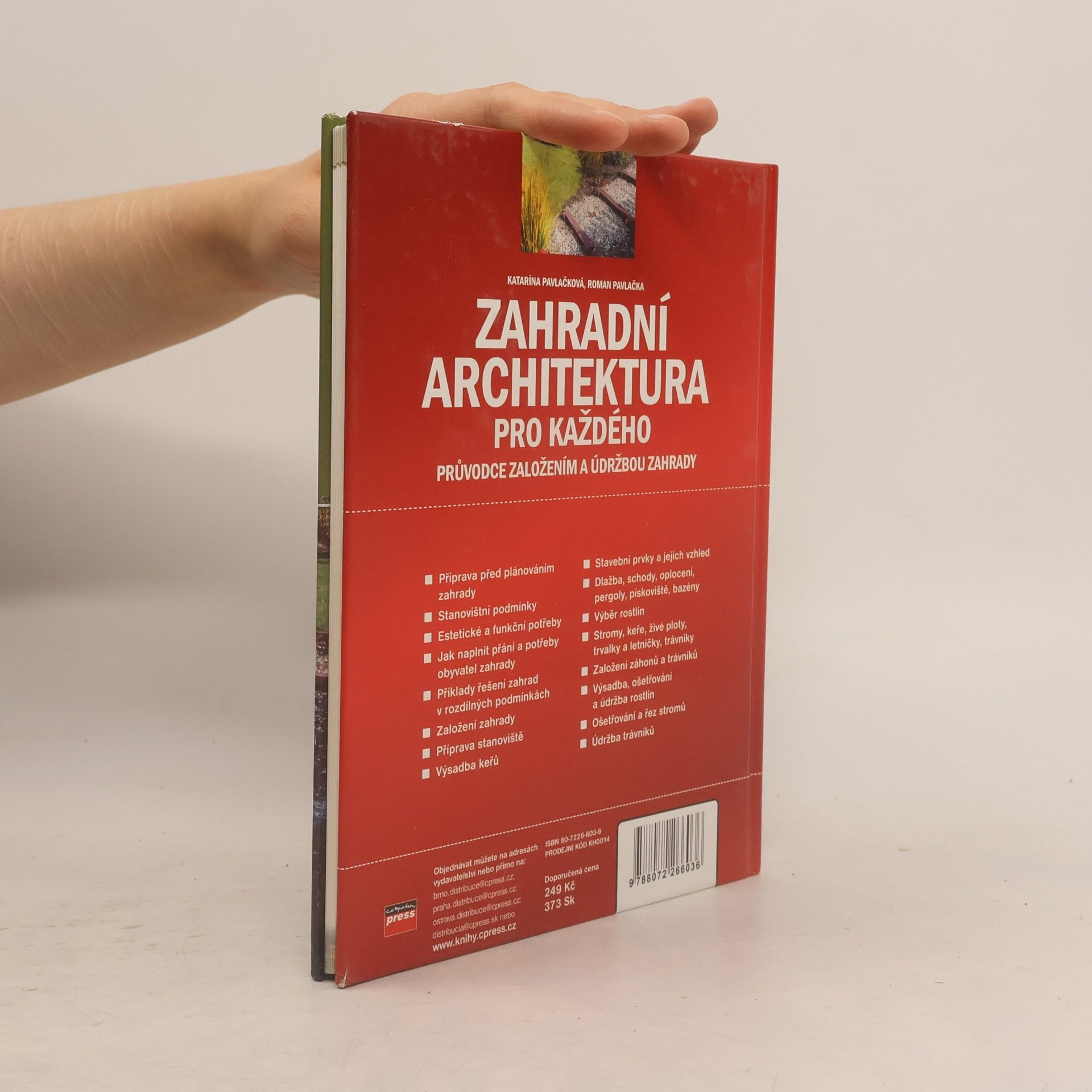 Katarína Pavlačková Zahradní architektura pro každého