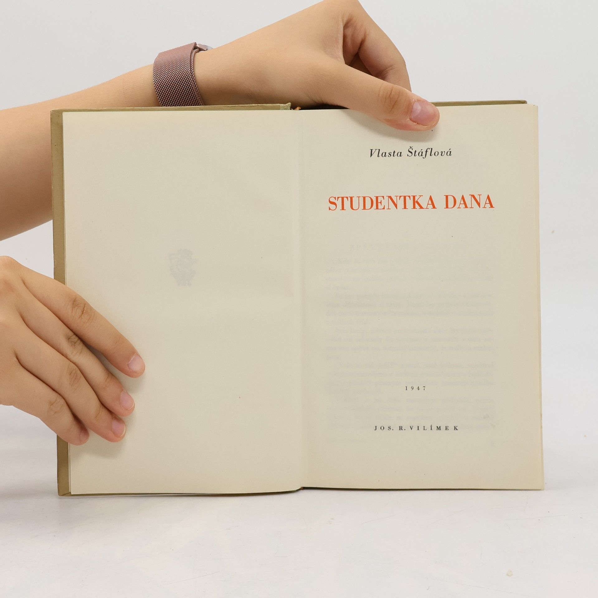Vlasta Štáflová Studentka Dana