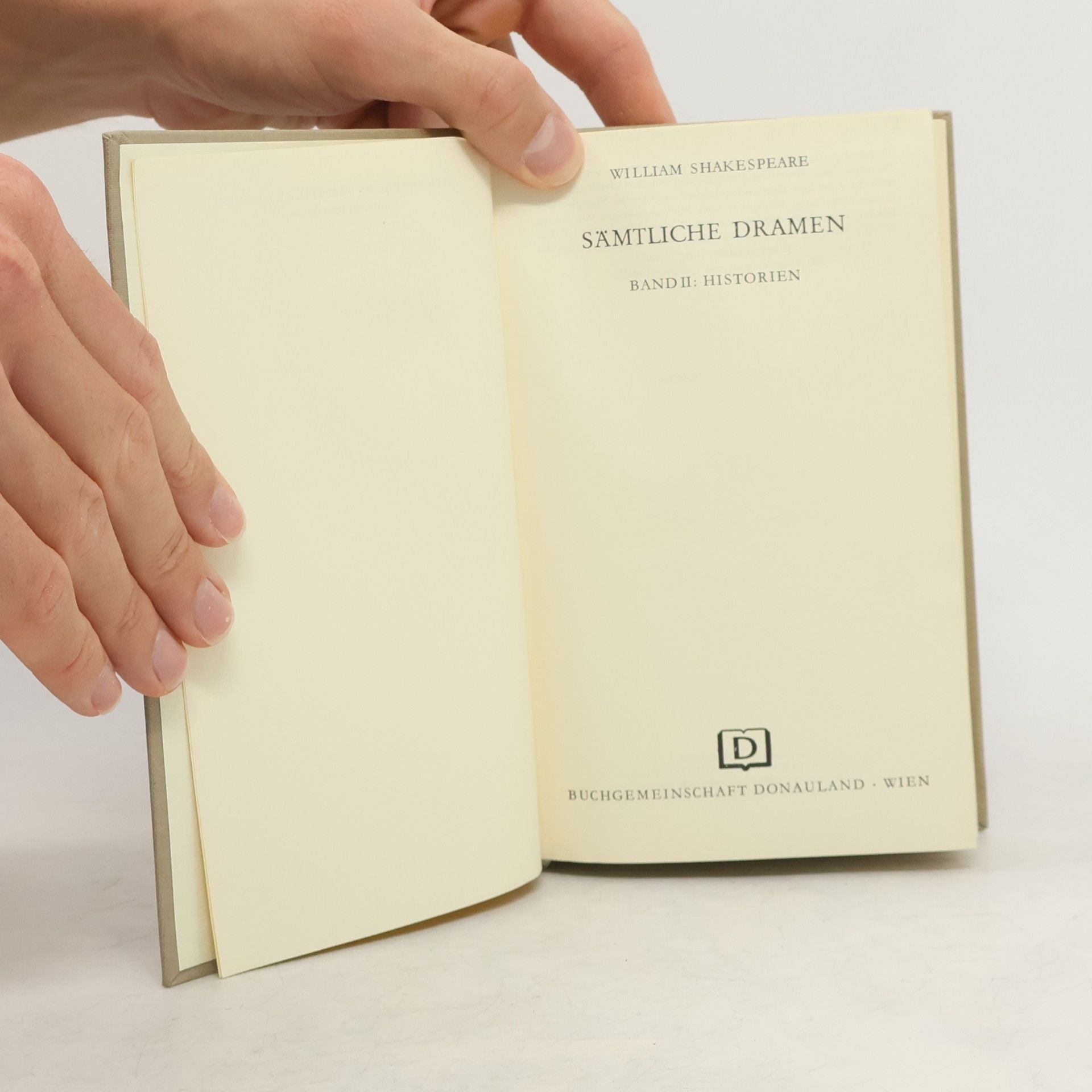 William Shakespeare Sämtliche Dramen II. Historien