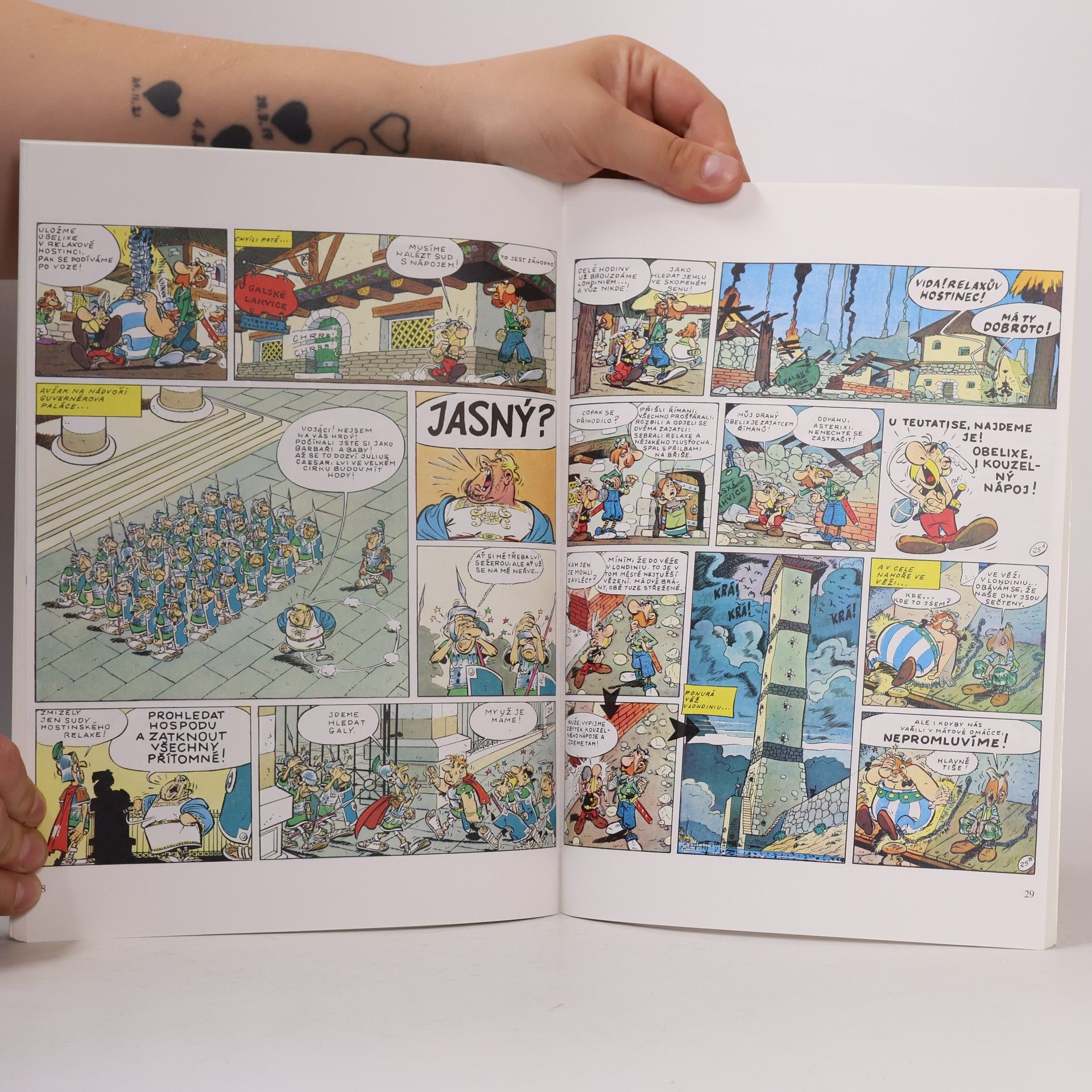 René Goscinny Asterix v Británii