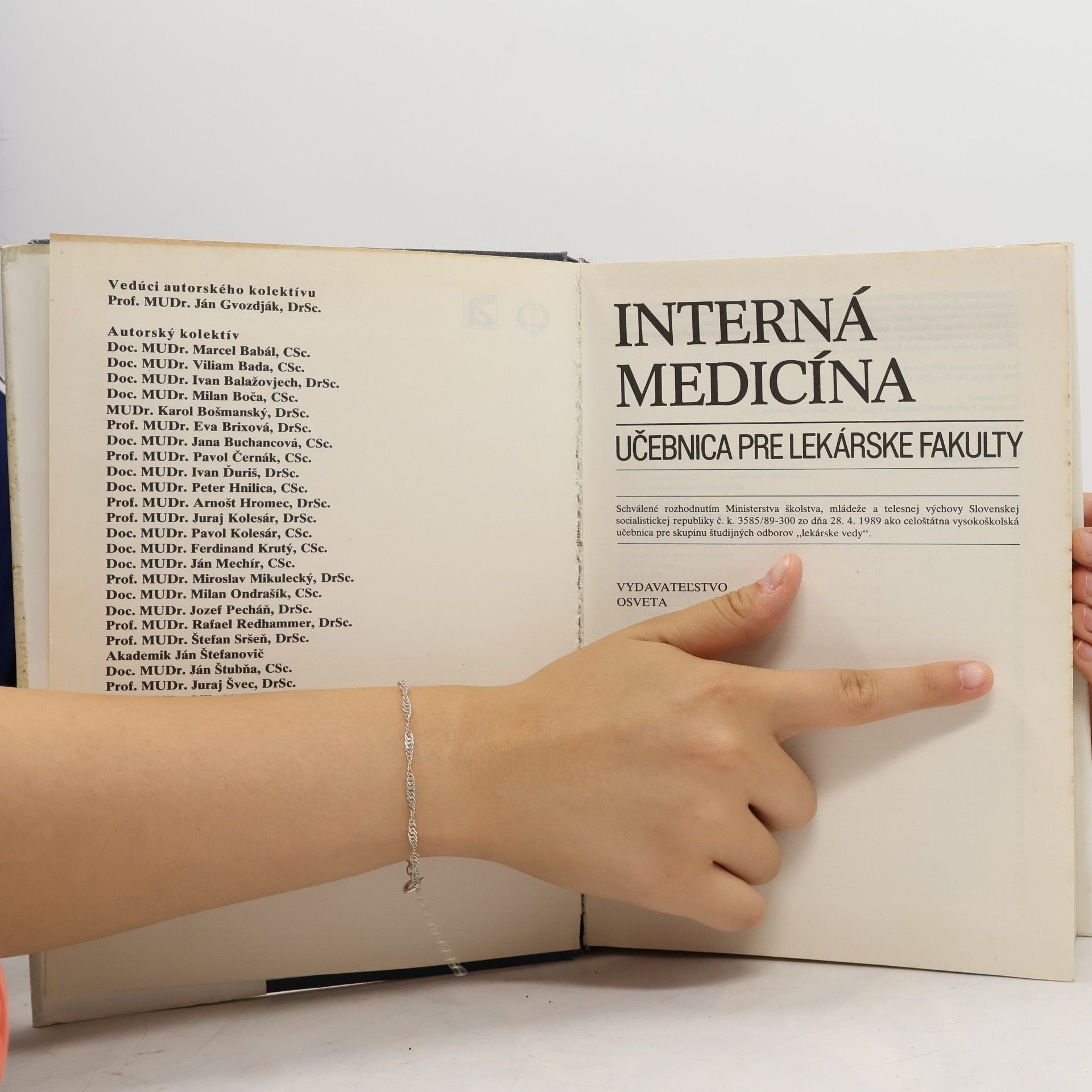 Ján Gvozdják Interná medicína