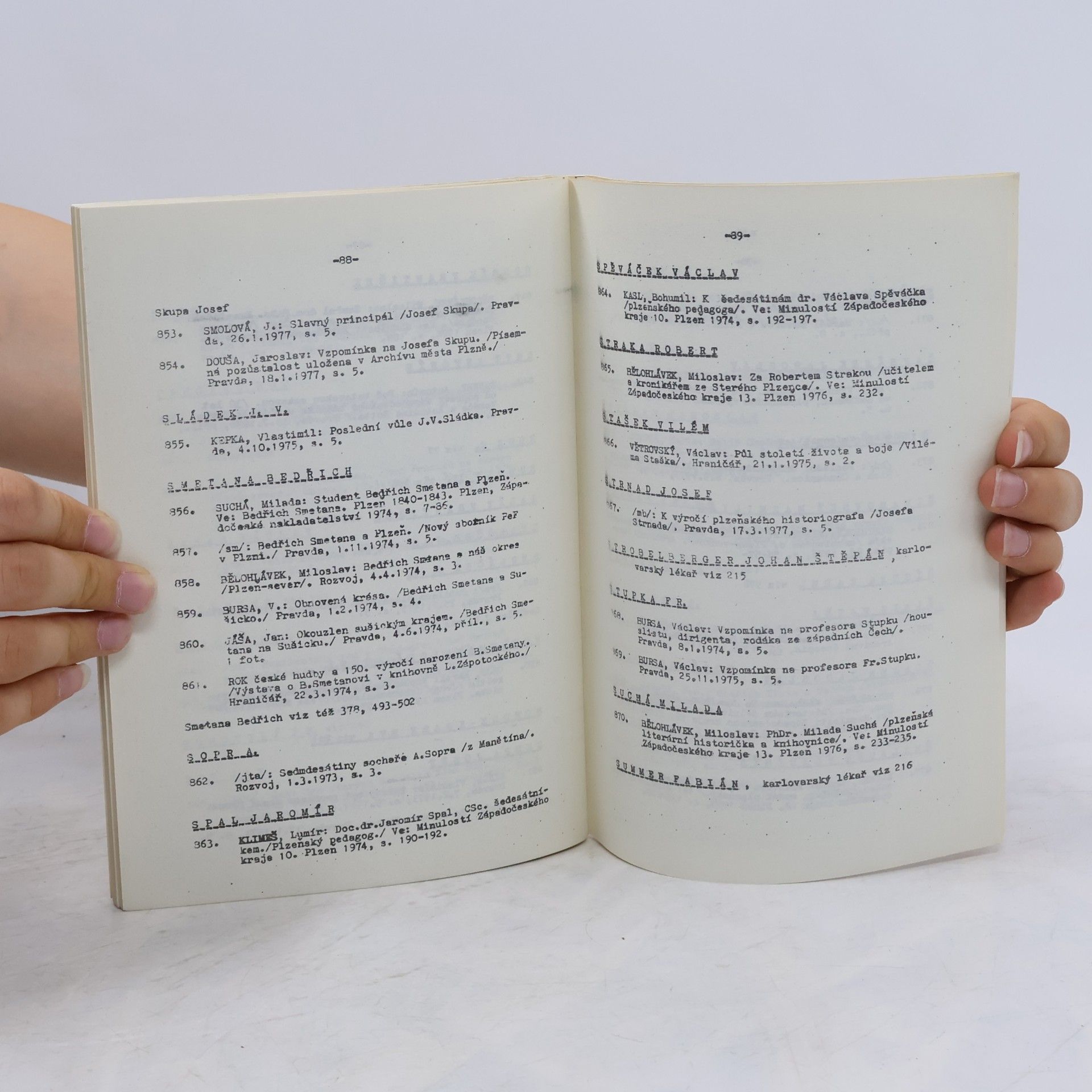 Kolektiv autorů Bibliografie historickovlastivědné literatury Plzeňska z let 1973-1977