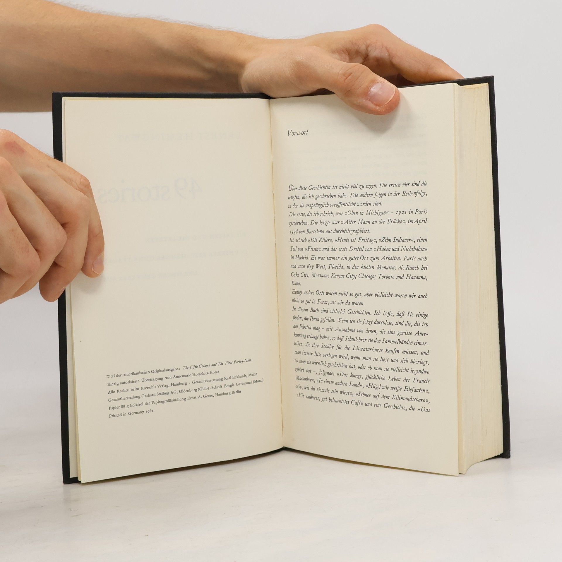 Ernest Hemingway 49 stories
