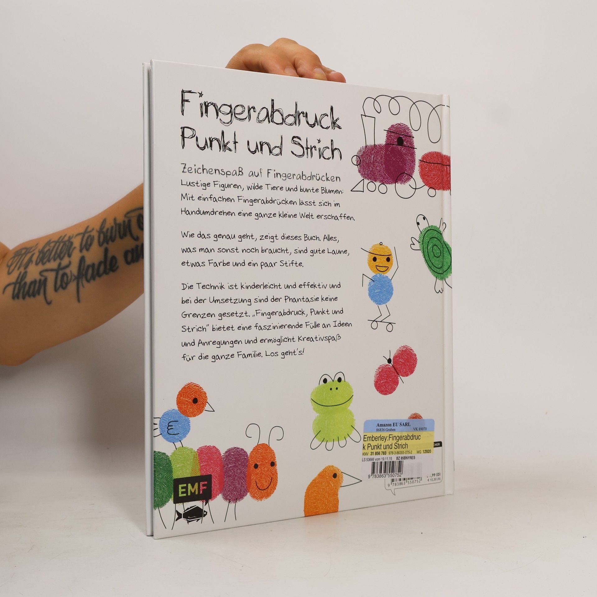 Ed Emberley Fingerabdruck Punkt und Strich