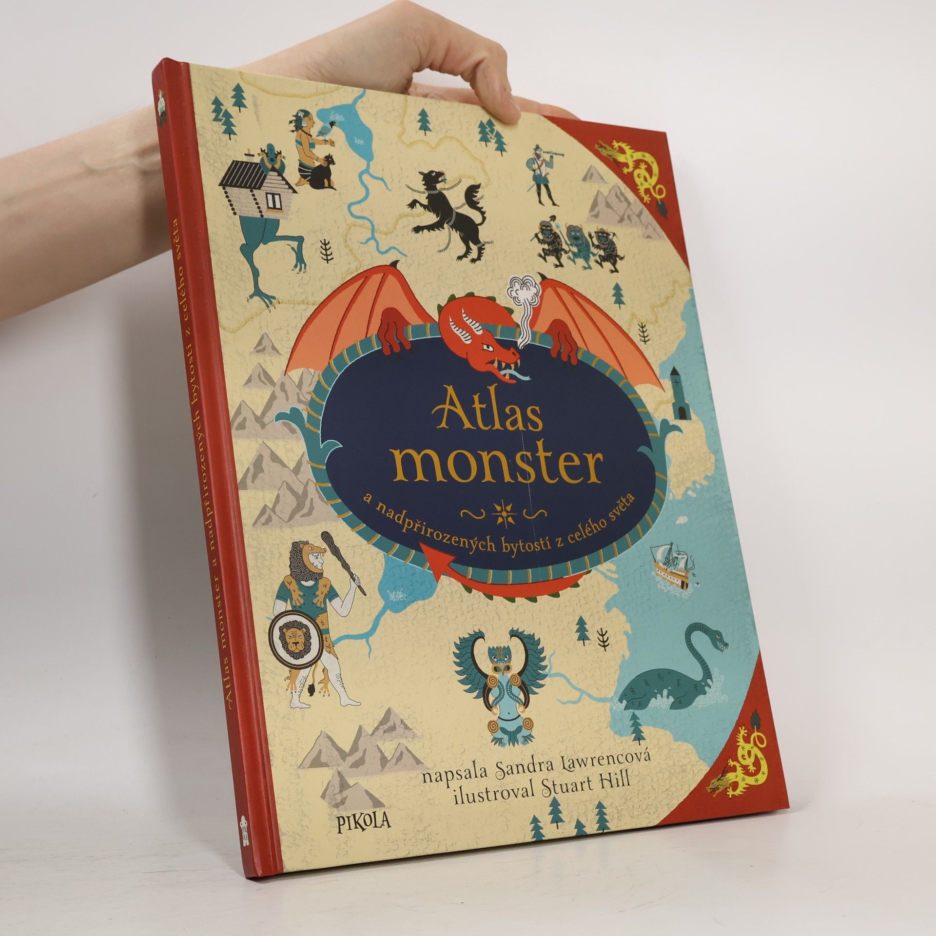 Sandra Lawrence Atlas monster a nadpřirozených bytostí z celého světa