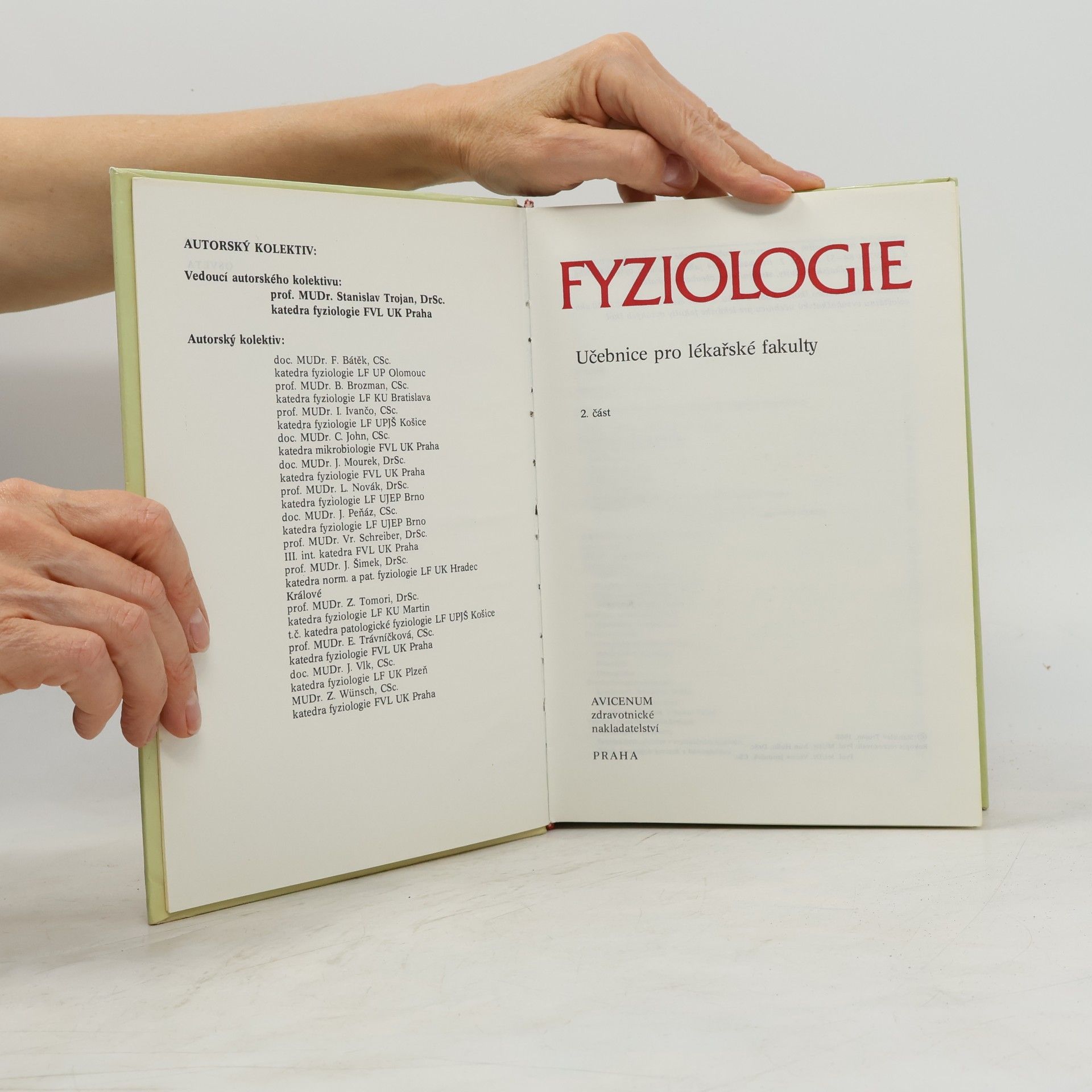 Kolektív autorov Fyziologie. Učebnice pro lékařské fakulty 2. díl