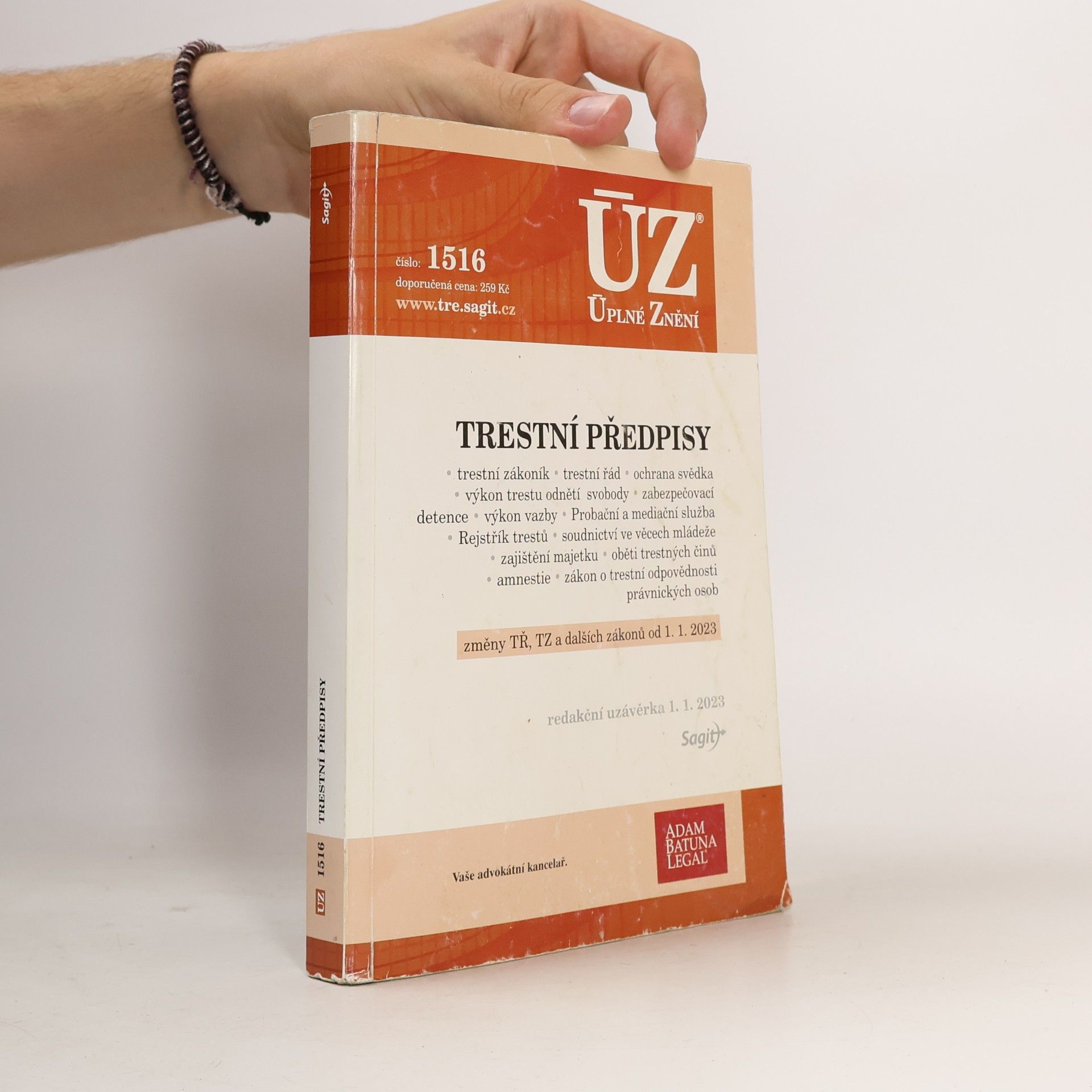 Autores varios Trestní předpisy [ÚZ 2023 č. 1516]