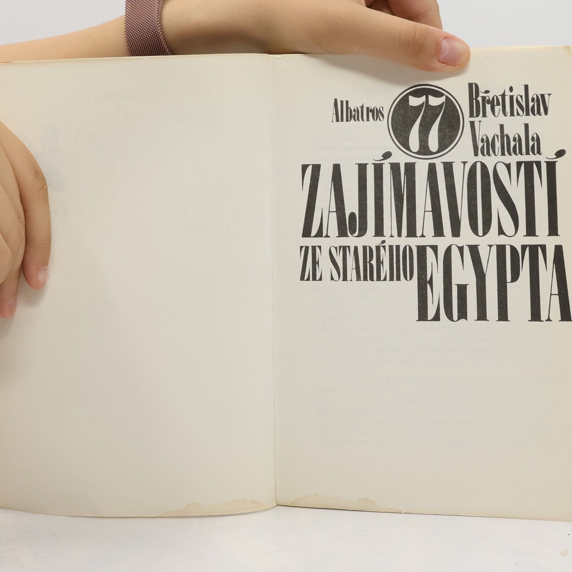 Břetislav Vachala 77 zajímavostí ze starého Egypta
